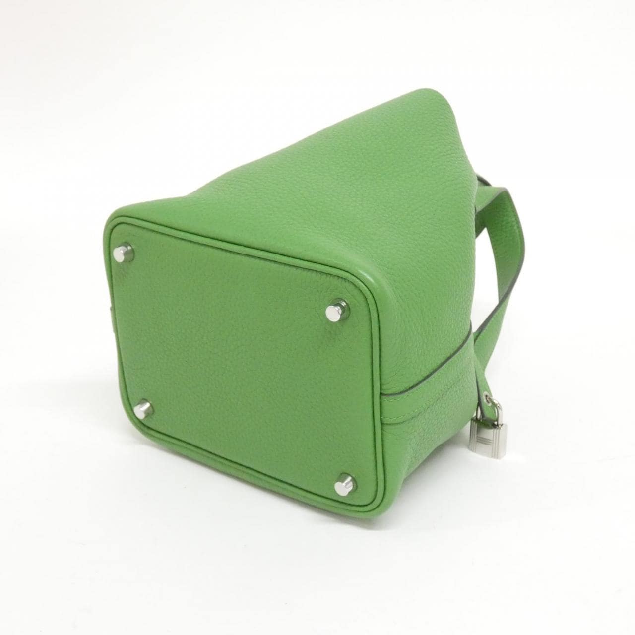 HERMES HERMÈS Picotin 056289CK Bag Clemence Black Clemence Leather - Thumbnail 2