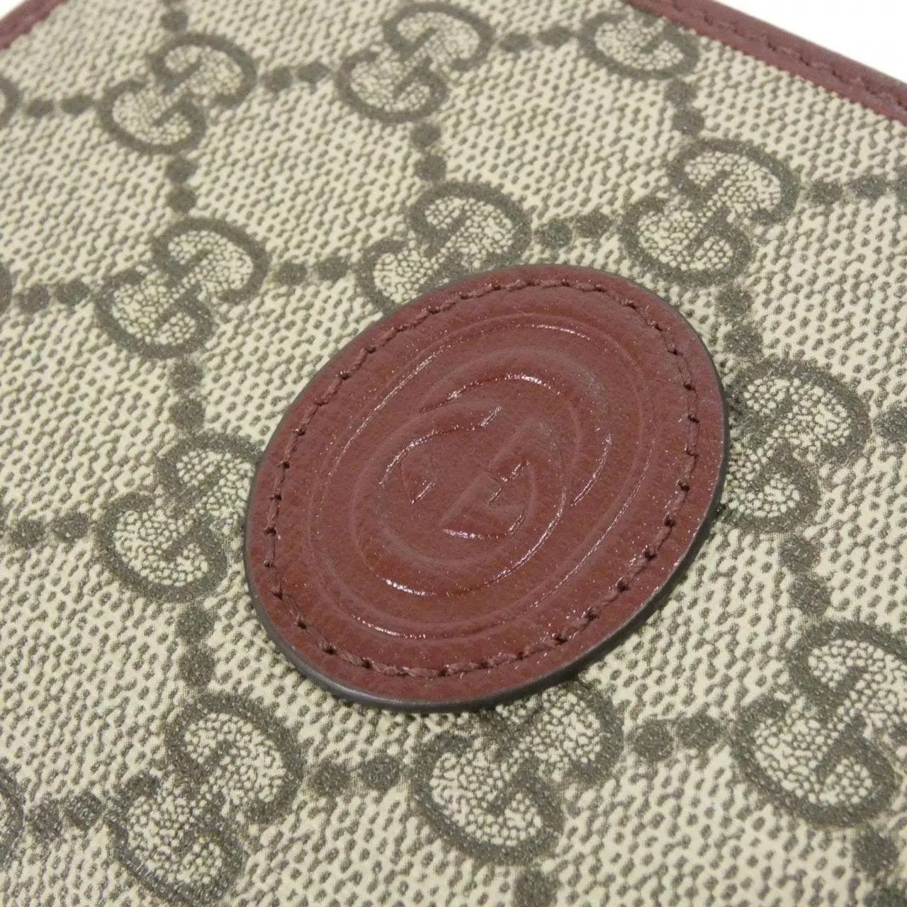 GUCCI 724562 Passport Case Canvas Beige Canvas Rank A - Thumbnail 3