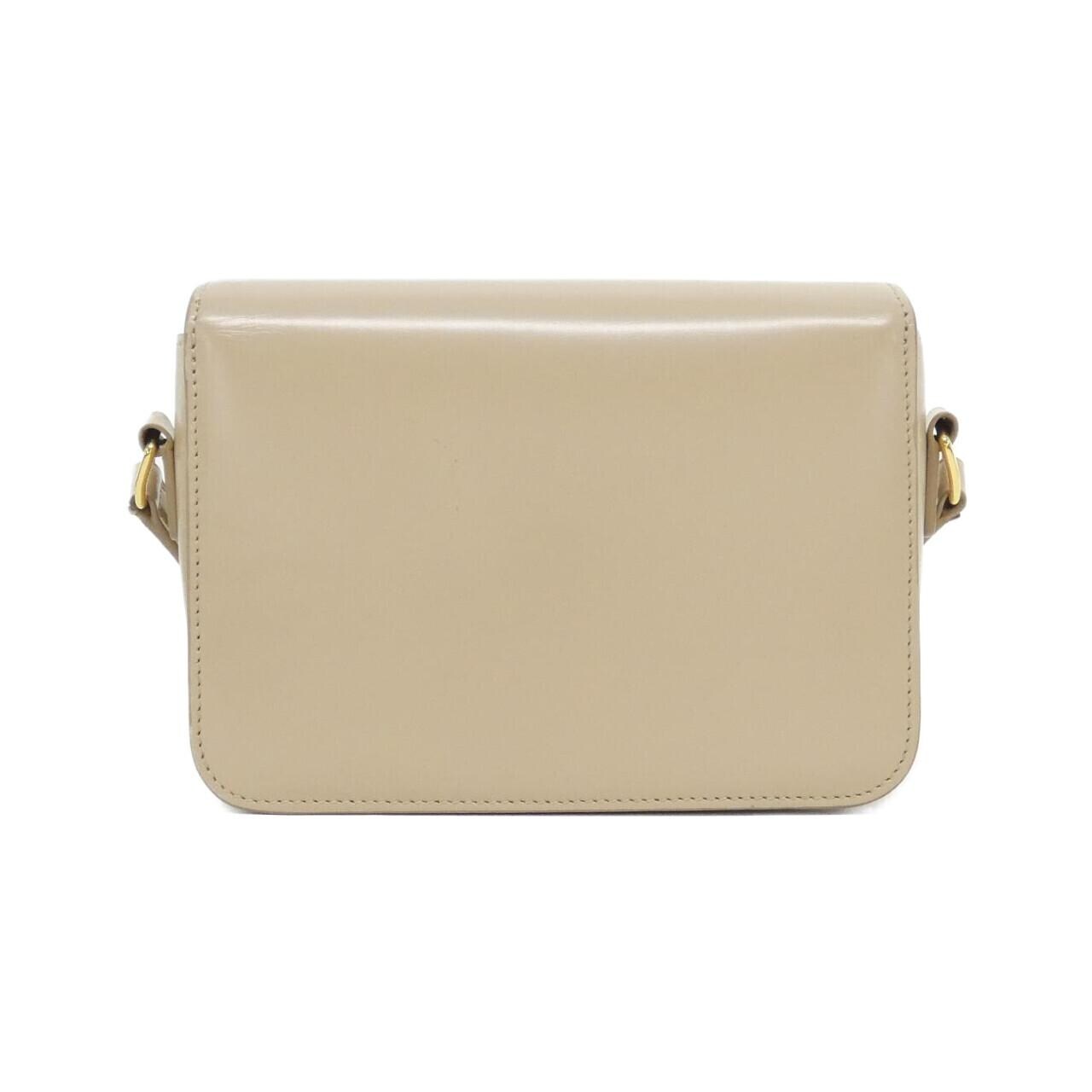 CELINE Triomphe 188423BF4 Shoulder Bag 黑色 中古品A - 縮圖 2