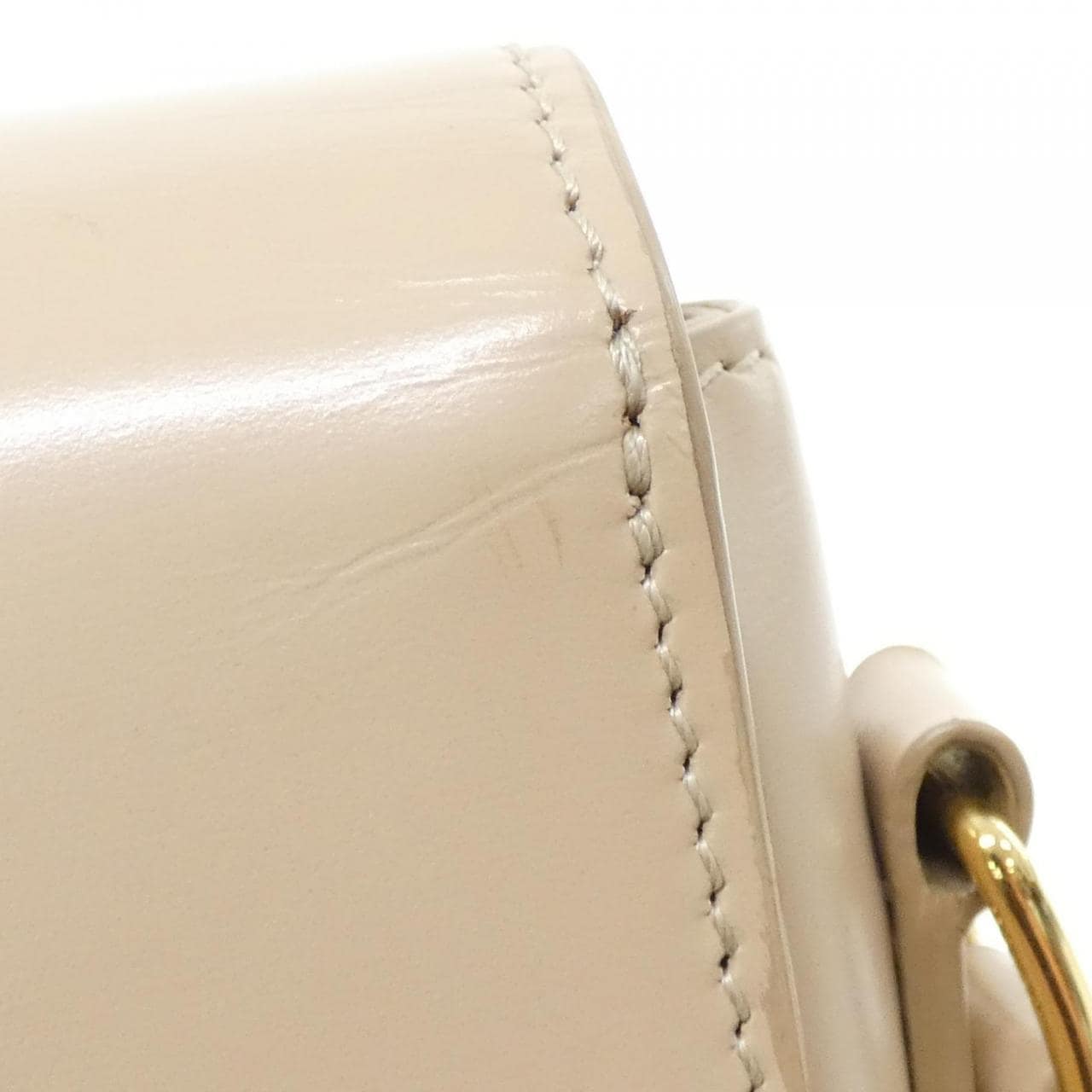 CELINE Triomphe 188423BF4 Shoulder Bag 黑色 中古品A - 縮圖 4