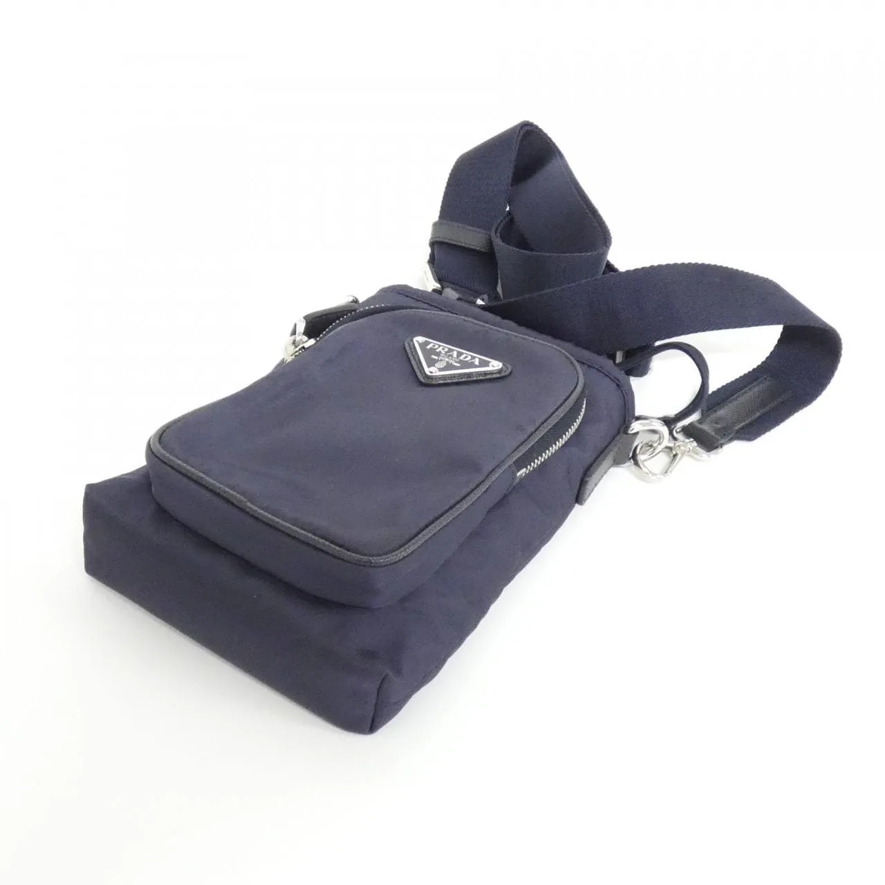 PRADA 2ZH155 Wallet 藍色 中古品A - 縮圖 3