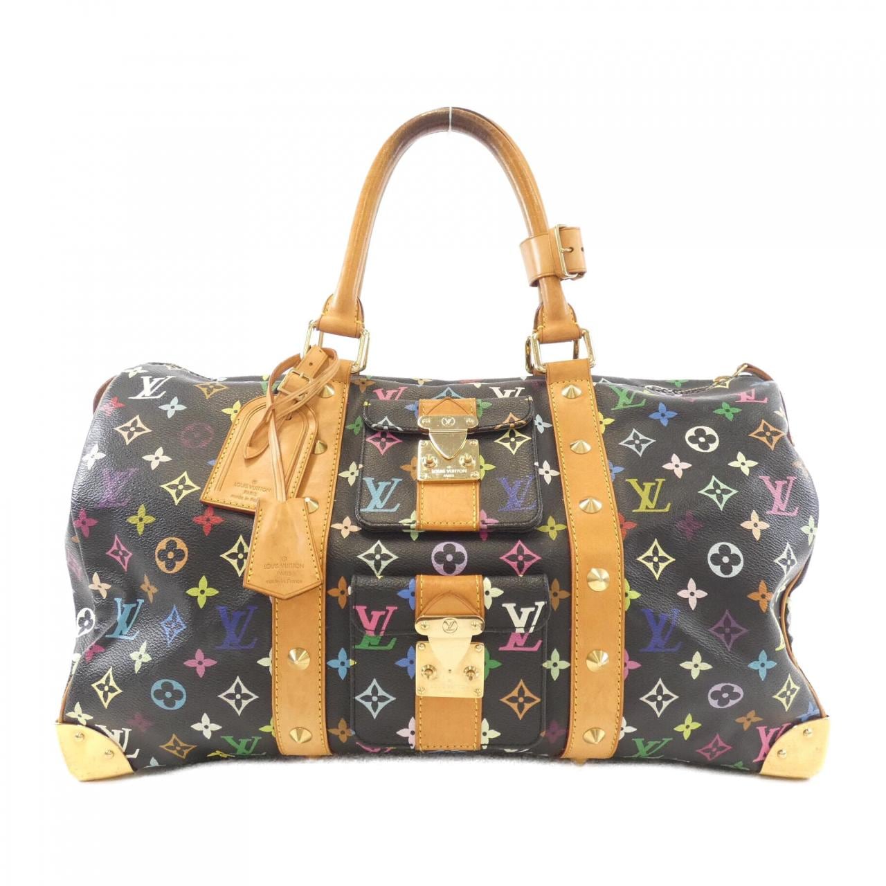 LOUIS VUITTON Keepall M92640 Boston Bag Canvas Multicolor