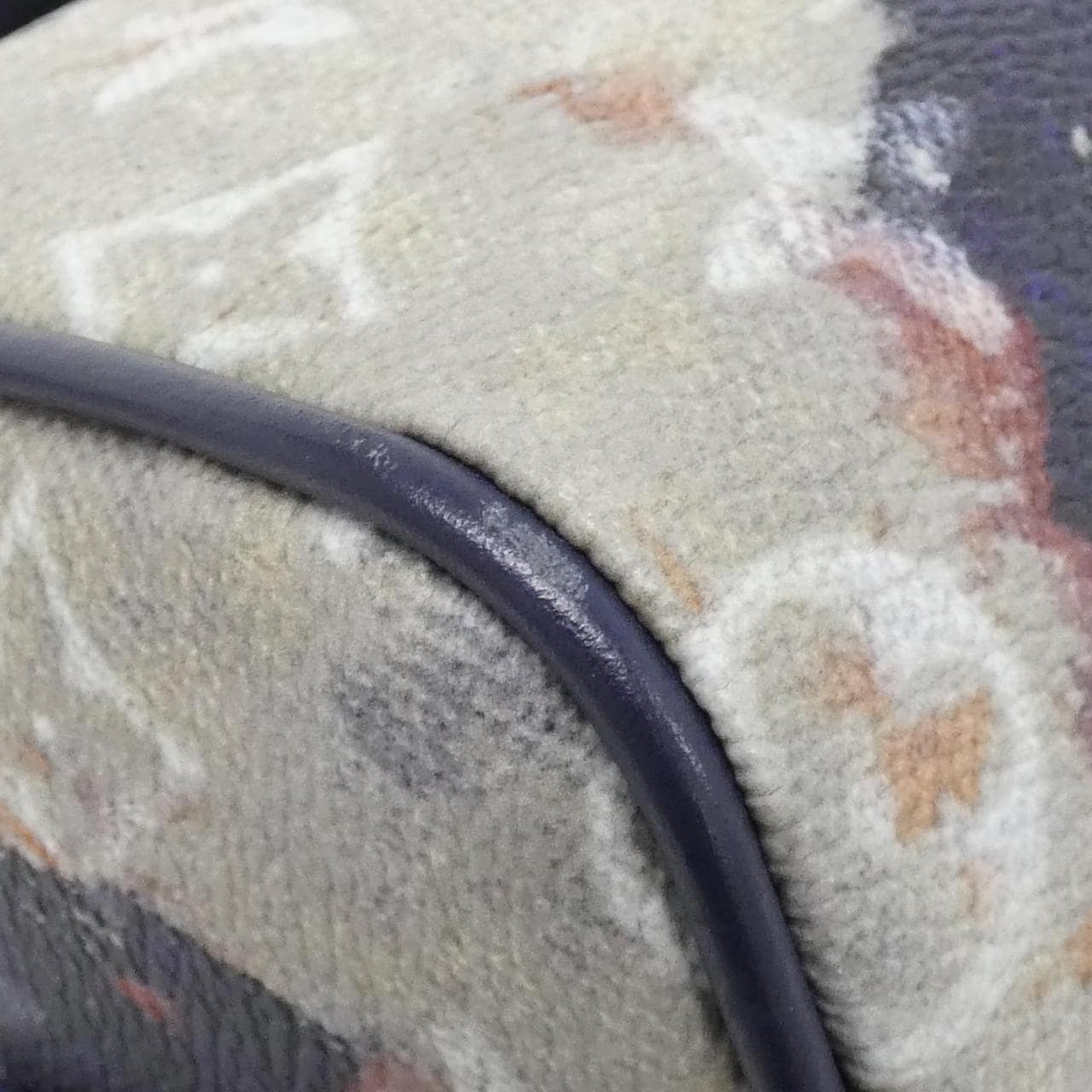 LOUIS VUITTON Keepall M46804 Boston Bag Monogram Blue Monogram - Thumbnail 2