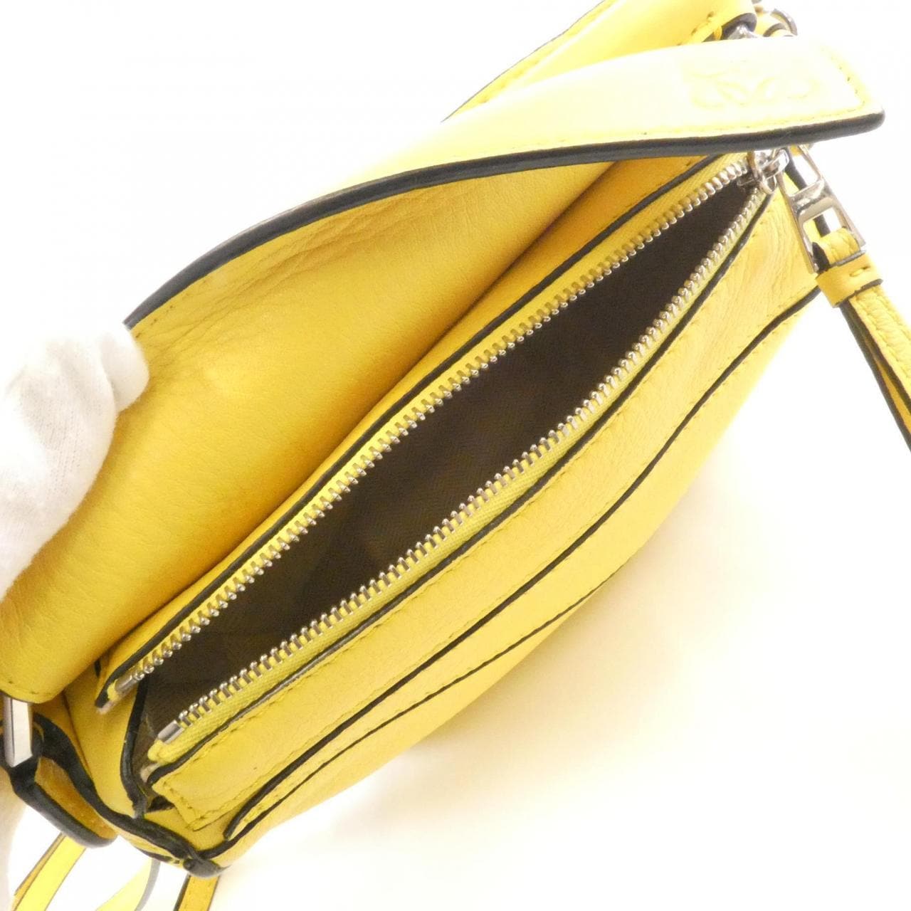 LOEWE Puzzle 322 30 U95 Bag 黑色 中古品A - 縮圖 9