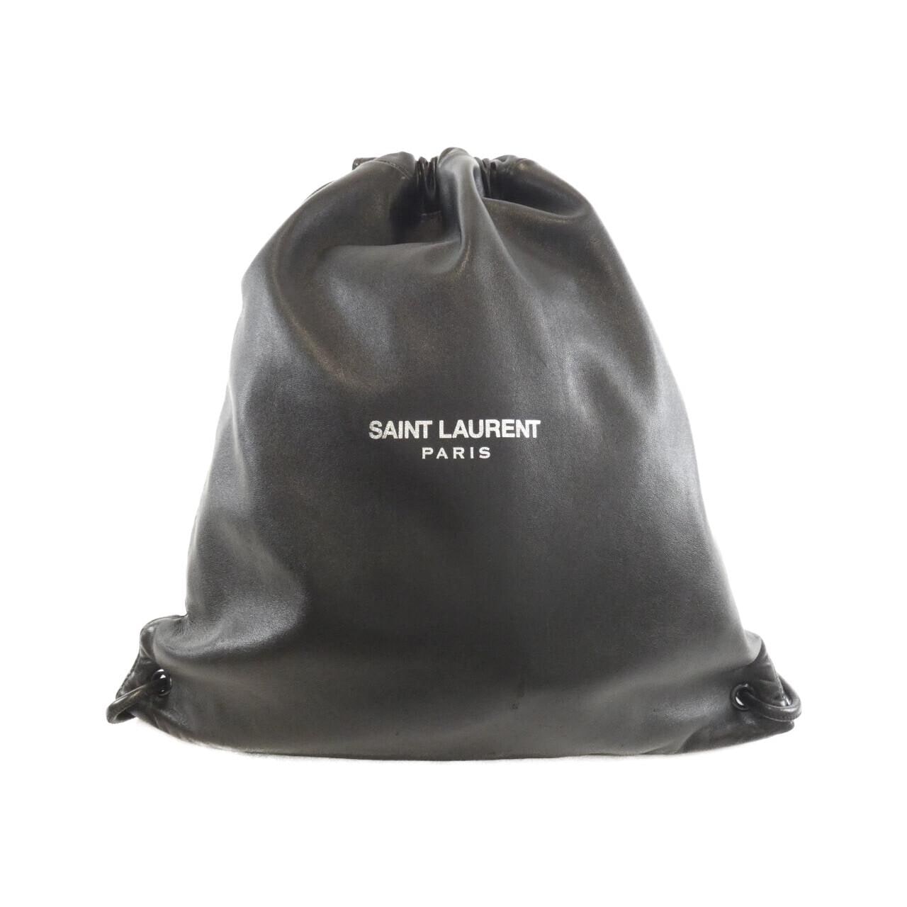SAINT LAURENT 553919 0YP0E Backpack Lambskin Black