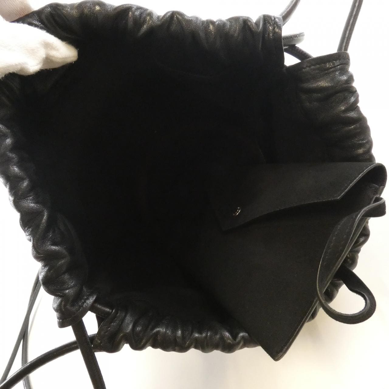 SAINT LAURENT 553919 0YP0E Backpack Lambskin Black Lambskin - Thumbnail 7