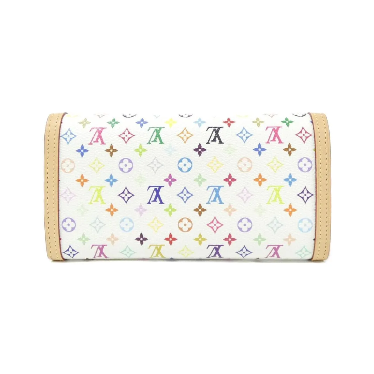 LOUIS VUITTON M13397 Wallet Canvas Multicolor 帆布 中古品A - 縮圖 2