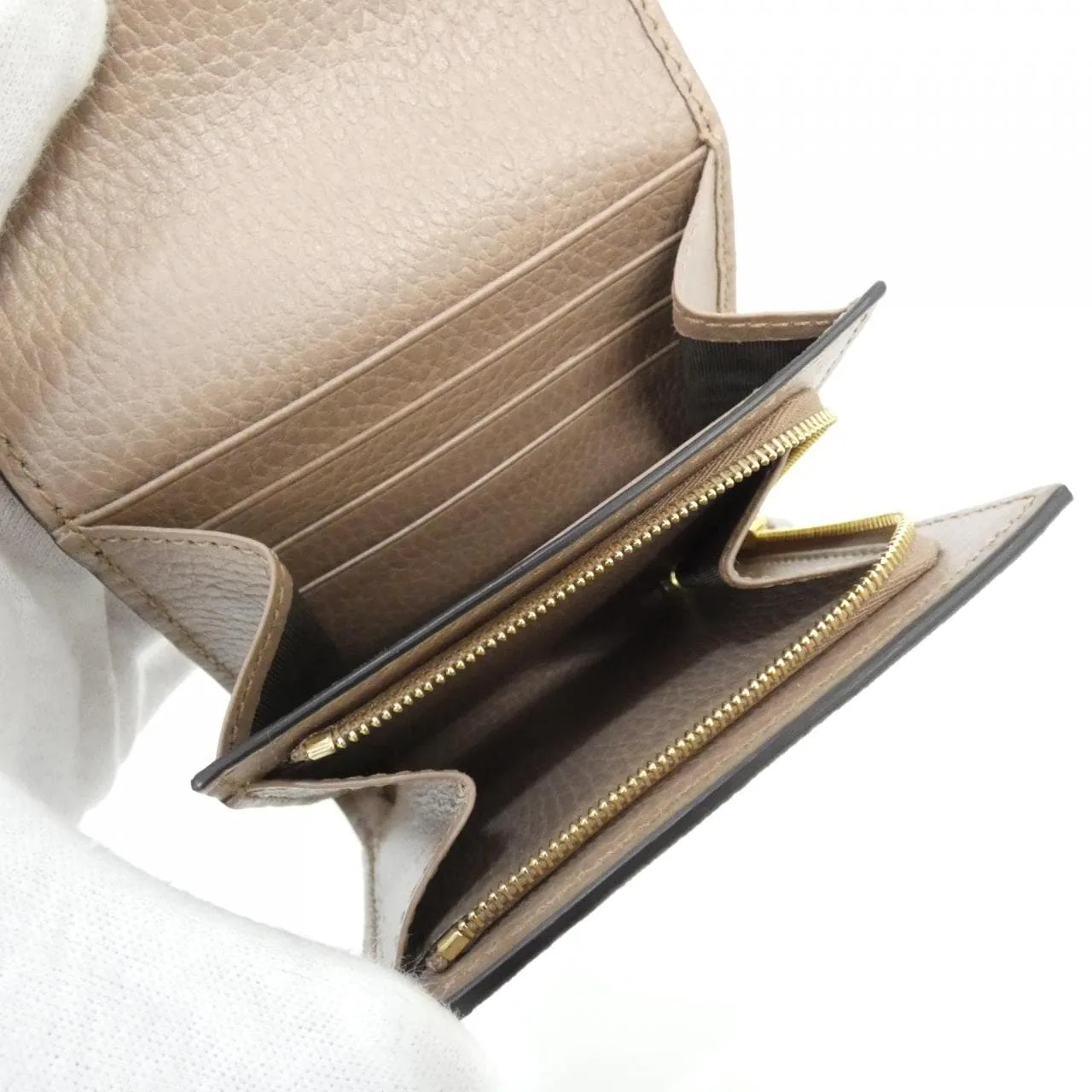 GUCCI 598587 17WAG Wallet Canvas Black Canvas Rank A - Thumbnail 7