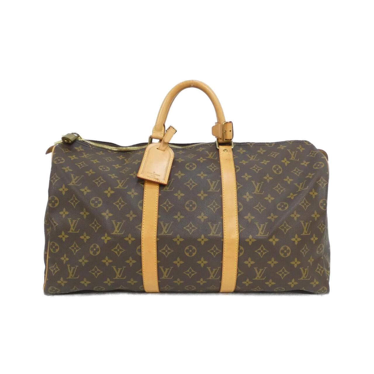 LOUIS VUITTON Keepall M41426 Boston Monogram Black