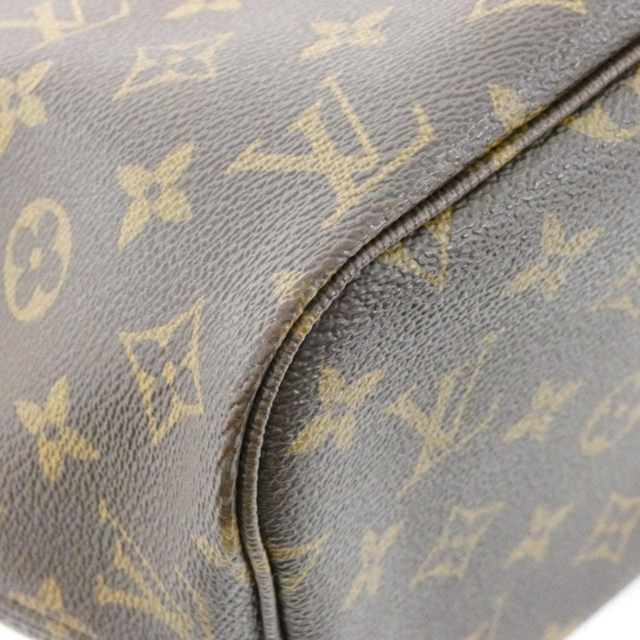 LOUIS VUITTON Neverfull M40995 Bag Monogram 黑色 Monogram 中古品A - 縮圖 2