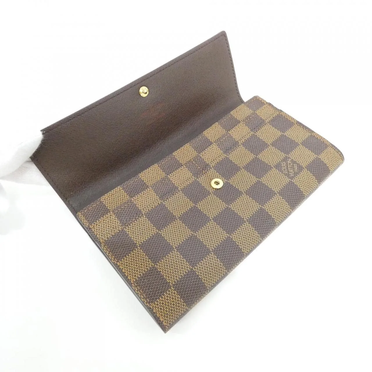 LOUIS VUITTON N61734 Wallet Damier Black Damier Rank A - Thumbnail 3