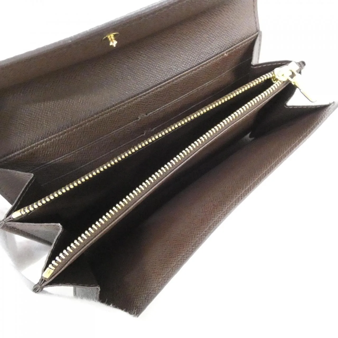 LOUIS VUITTON N61734 Wallet Damier Black Damier Rank A - Thumbnail 4