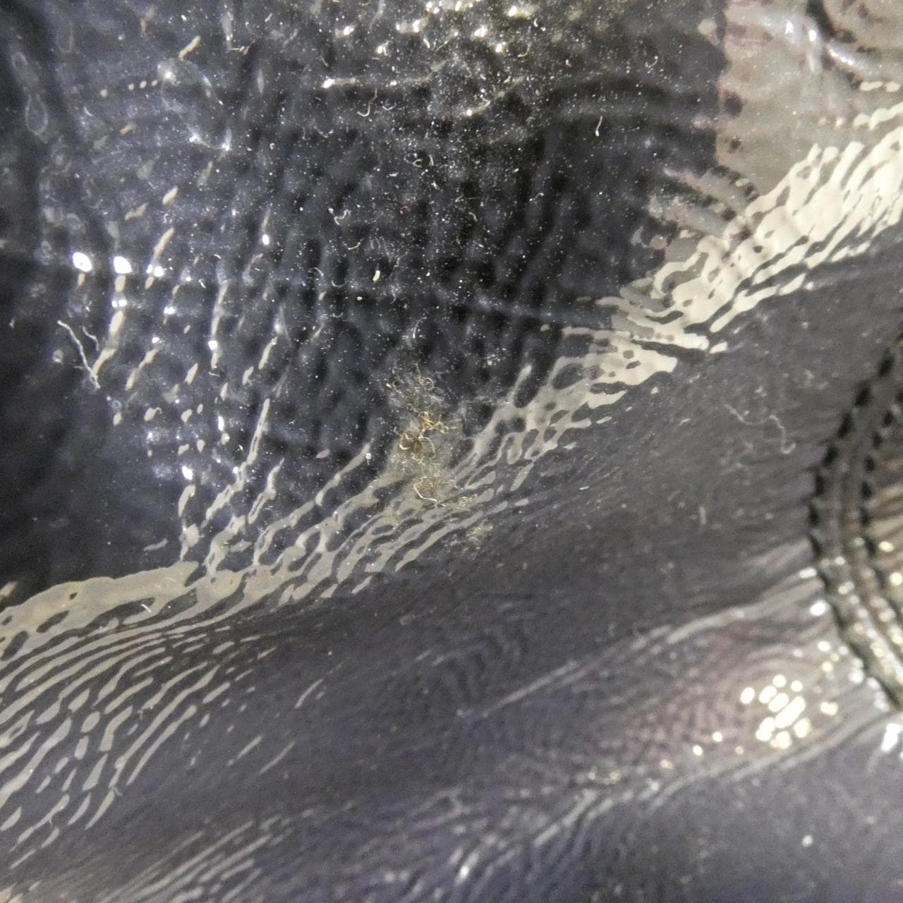 GUCCI 308982 AB80G Shoulder Bag Patent Leather 黑色 漆皮 中古品B - 縮圖 5