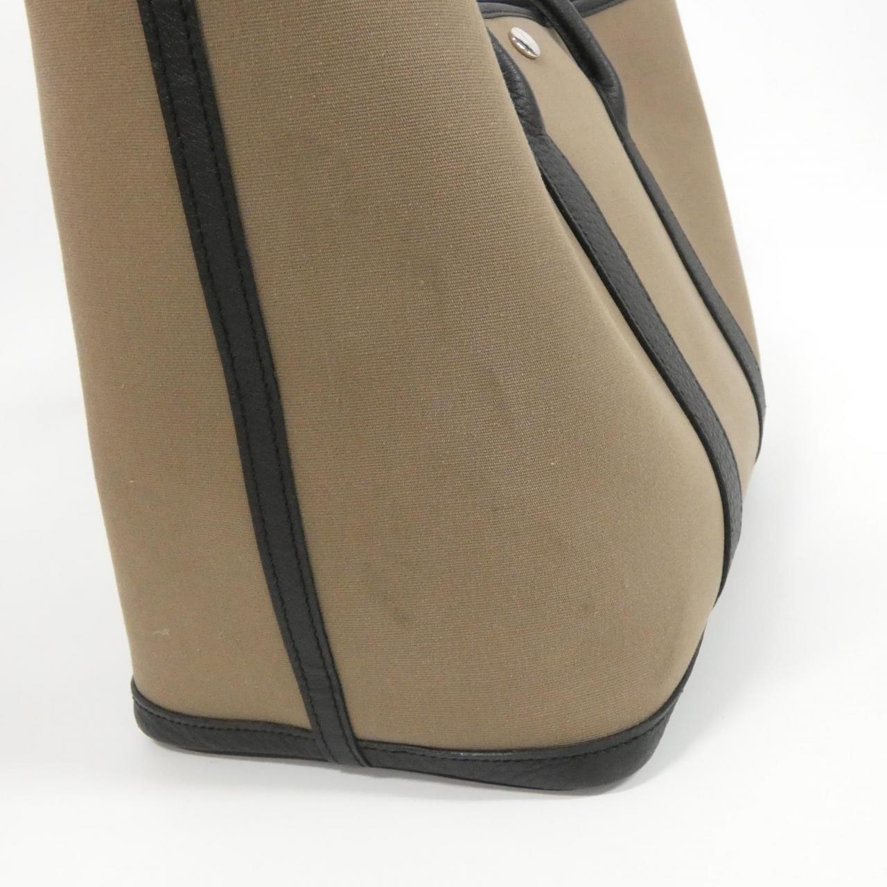 HERMES Garden Party HERMÈS 061148CK Bag Etoupe 中古品B - 縮圖 3