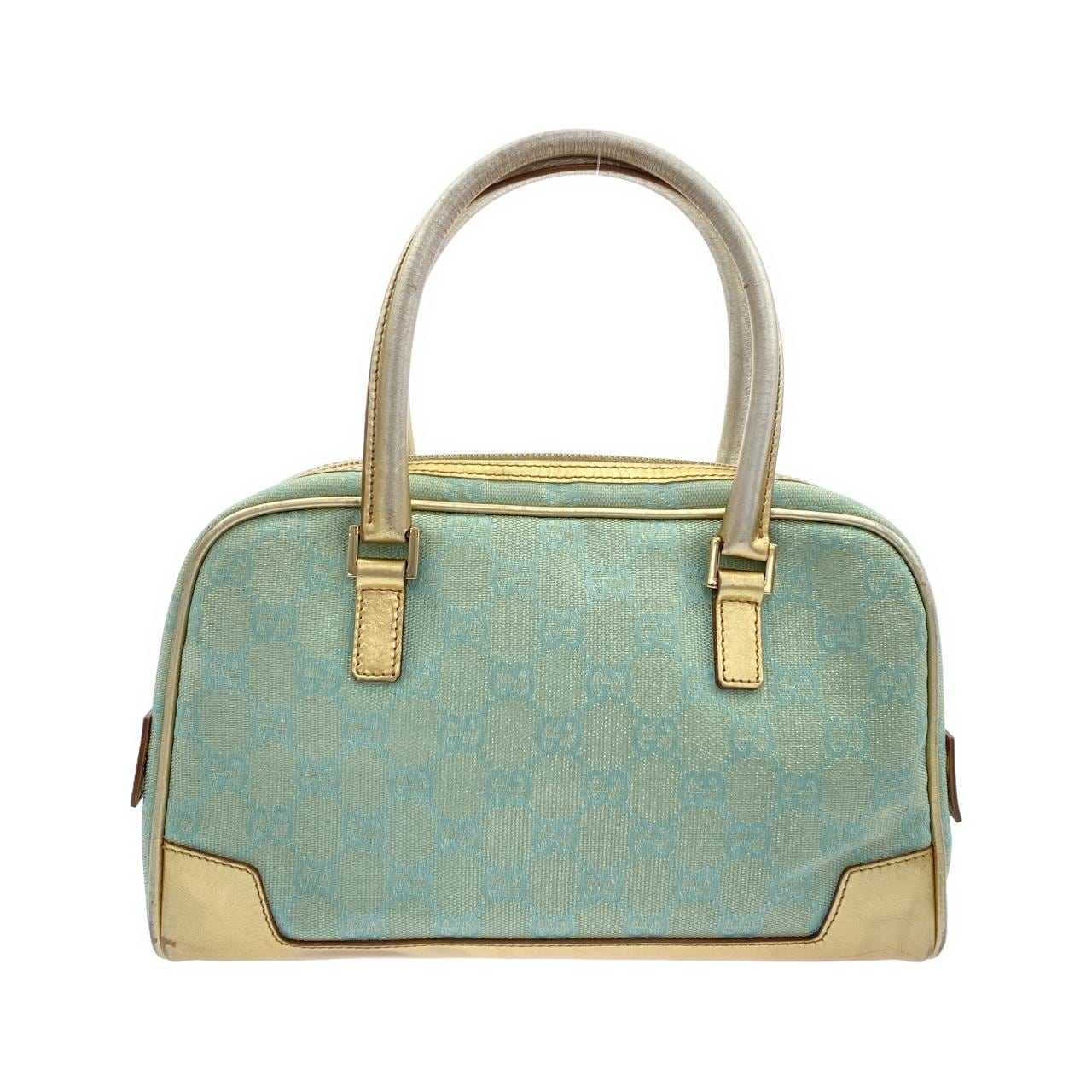 GUCCI 000 0852 Handbag Canvas 金色 帆布 中古品B - 縮圖 2