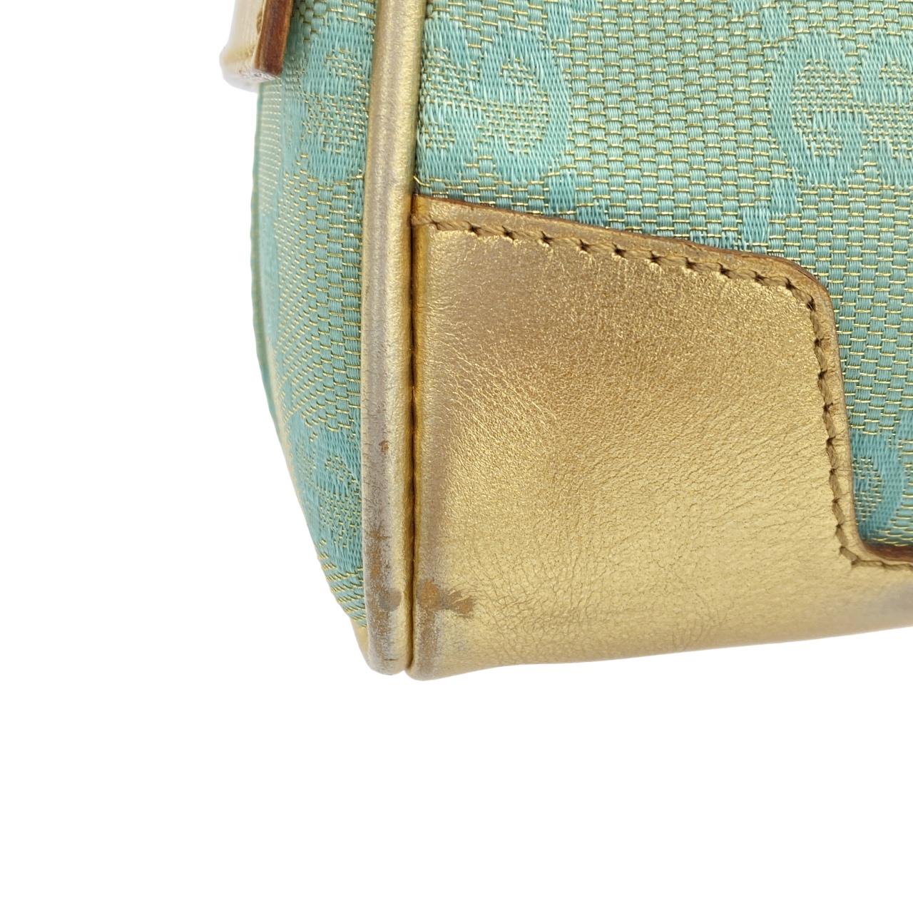 GUCCI 000 0852 Handbag Canvas 金色 帆布 中古品B - 縮圖 7