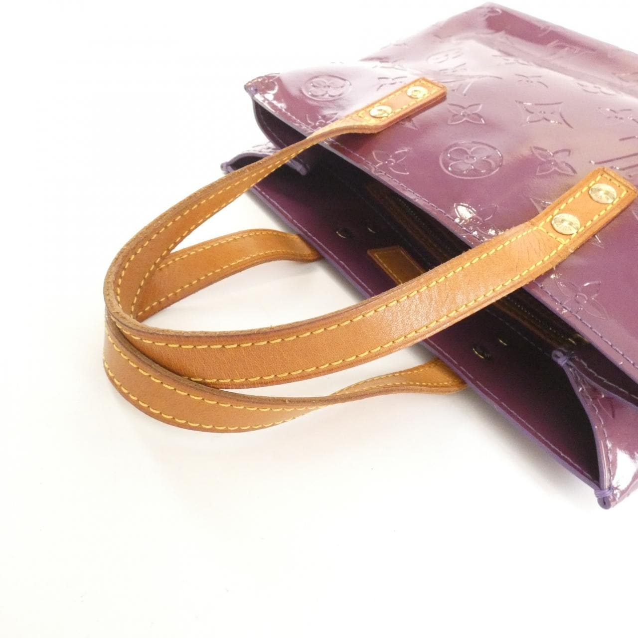 LOUIS VUITTON M93578 Bag Vernis 黑色 Vernis 中古品B - 縮圖 3