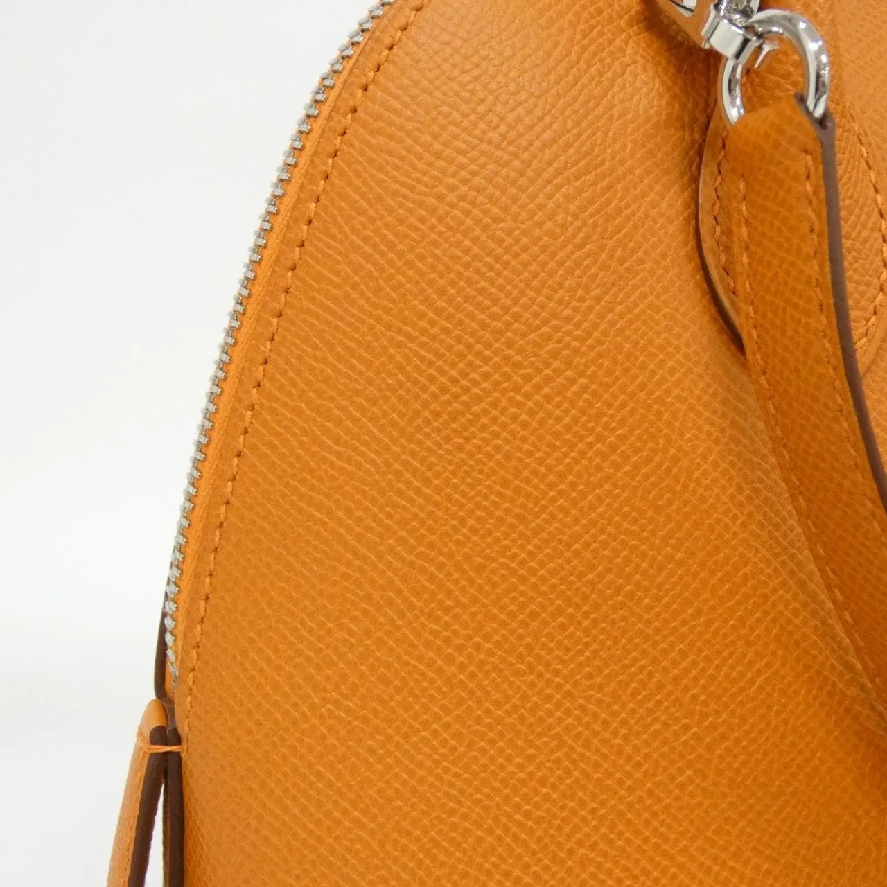 HERMES Bolide 082798CK Handbag Epsom 橙色 Epsom 皮 中古品A - 縮圖 4