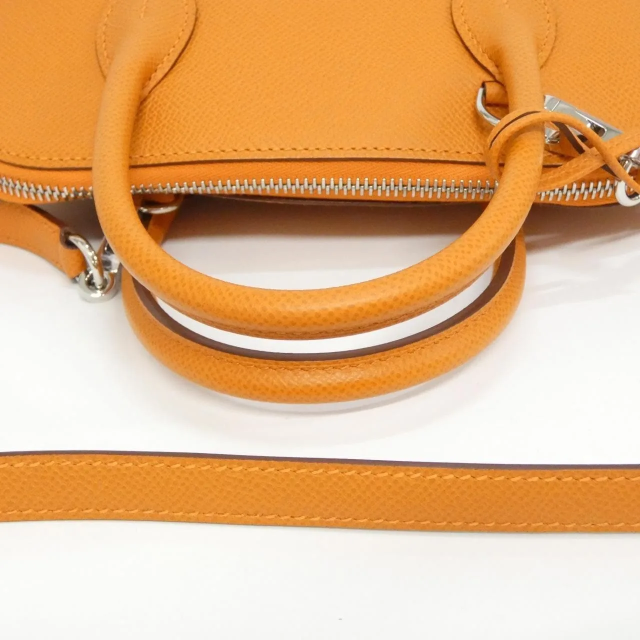 HERMES Bolide 082798CK Handbag Epsom 橙色 Epsom 皮 中古品A - 縮圖 5