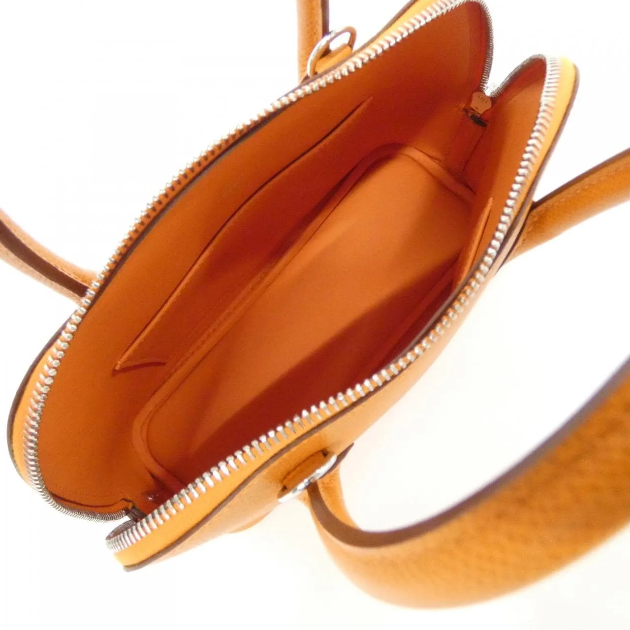 HERMES Bolide 082798CK Handbag Epsom 橙色 Epsom 皮 中古品A - 縮圖 7