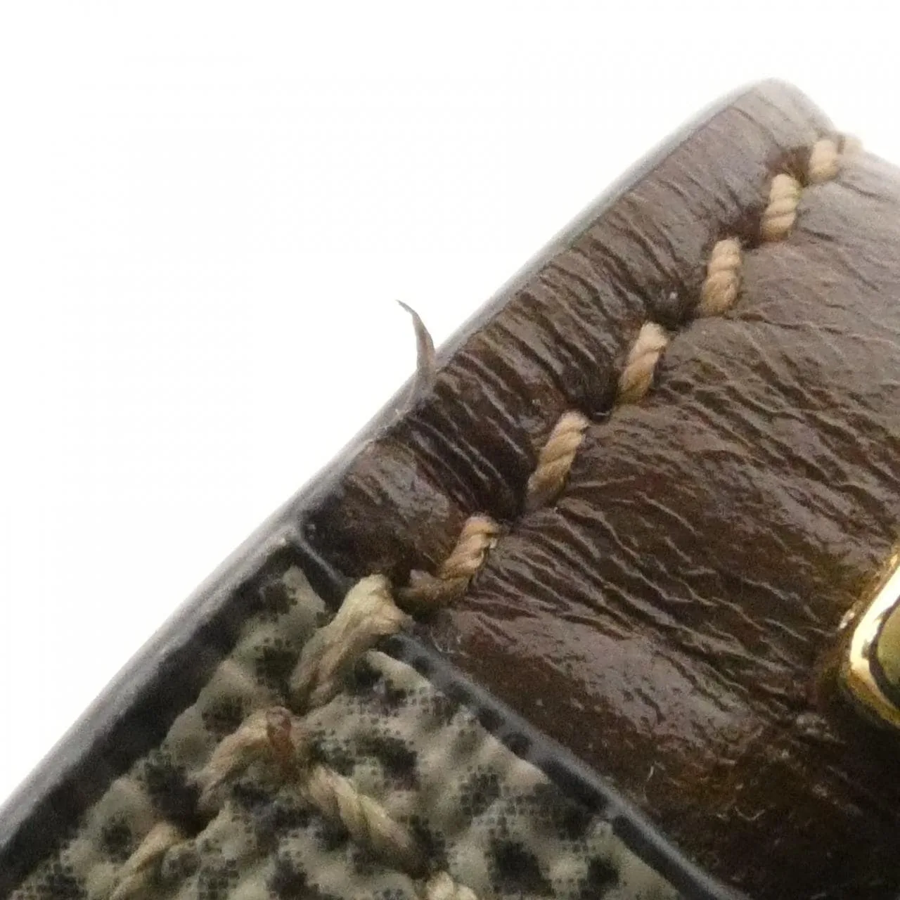 GUCCI Horsebit 1955 699761 92TCG Wallet Canvas 黑色 帆布 中古品A - 縮圖 7