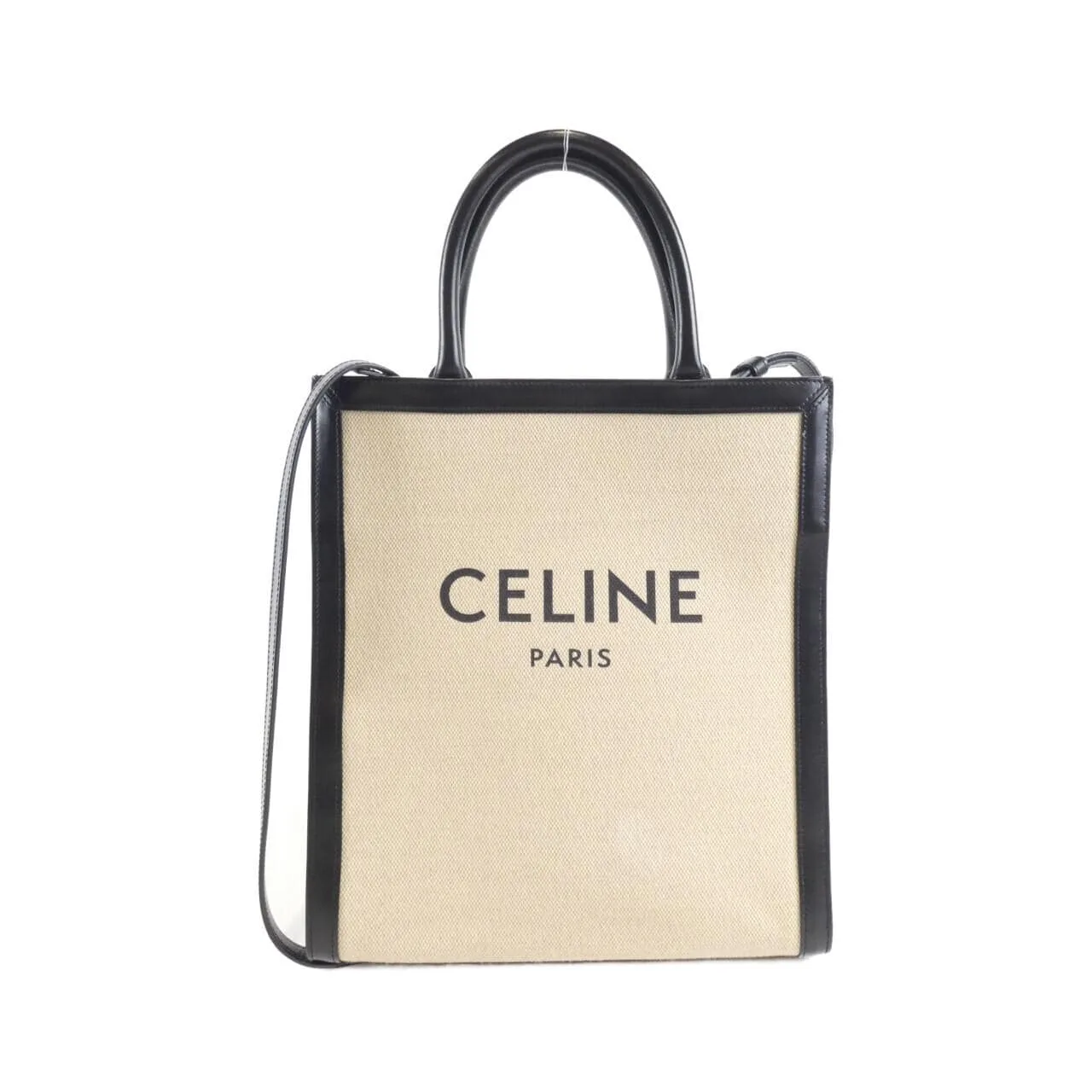 CELINE Cabas 192082DL4 Handbag Canvas Black