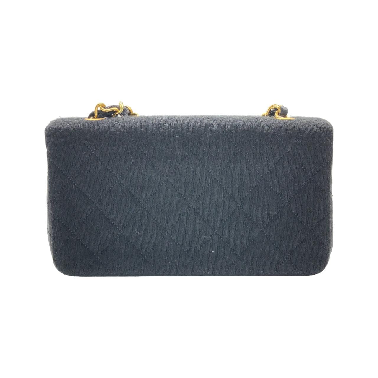 CHANEL Shoulder Bag Canvas Black Canvas - Thumbnail 2
