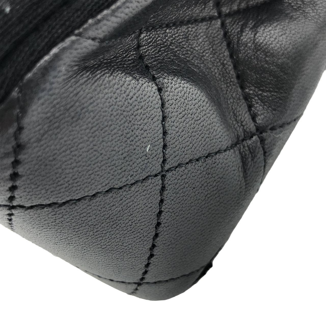 CHANEL Shoulder Bag Canvas Black Canvas - Thumbnail 3