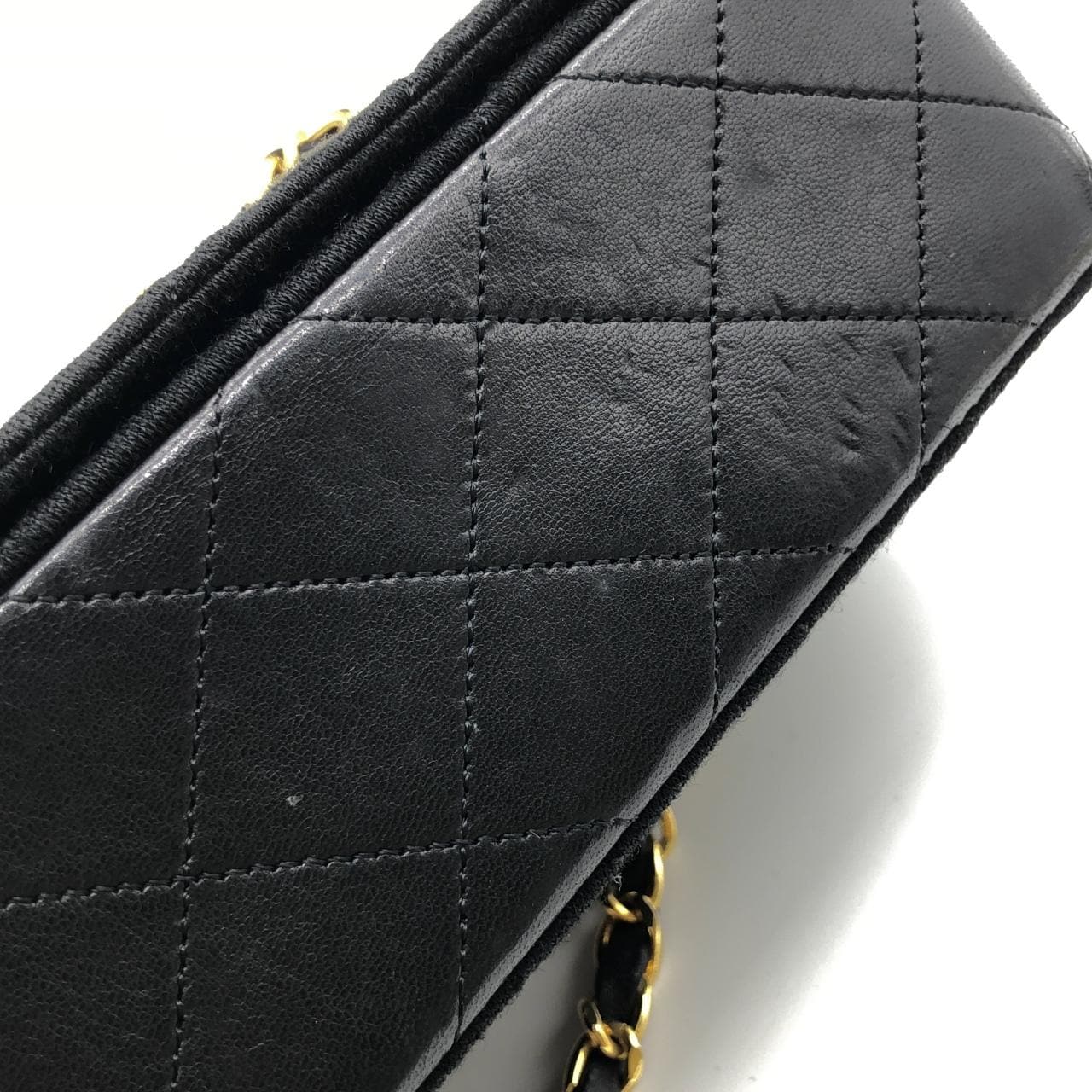 CHANEL Shoulder Bag Canvas Black Canvas - Thumbnail 4