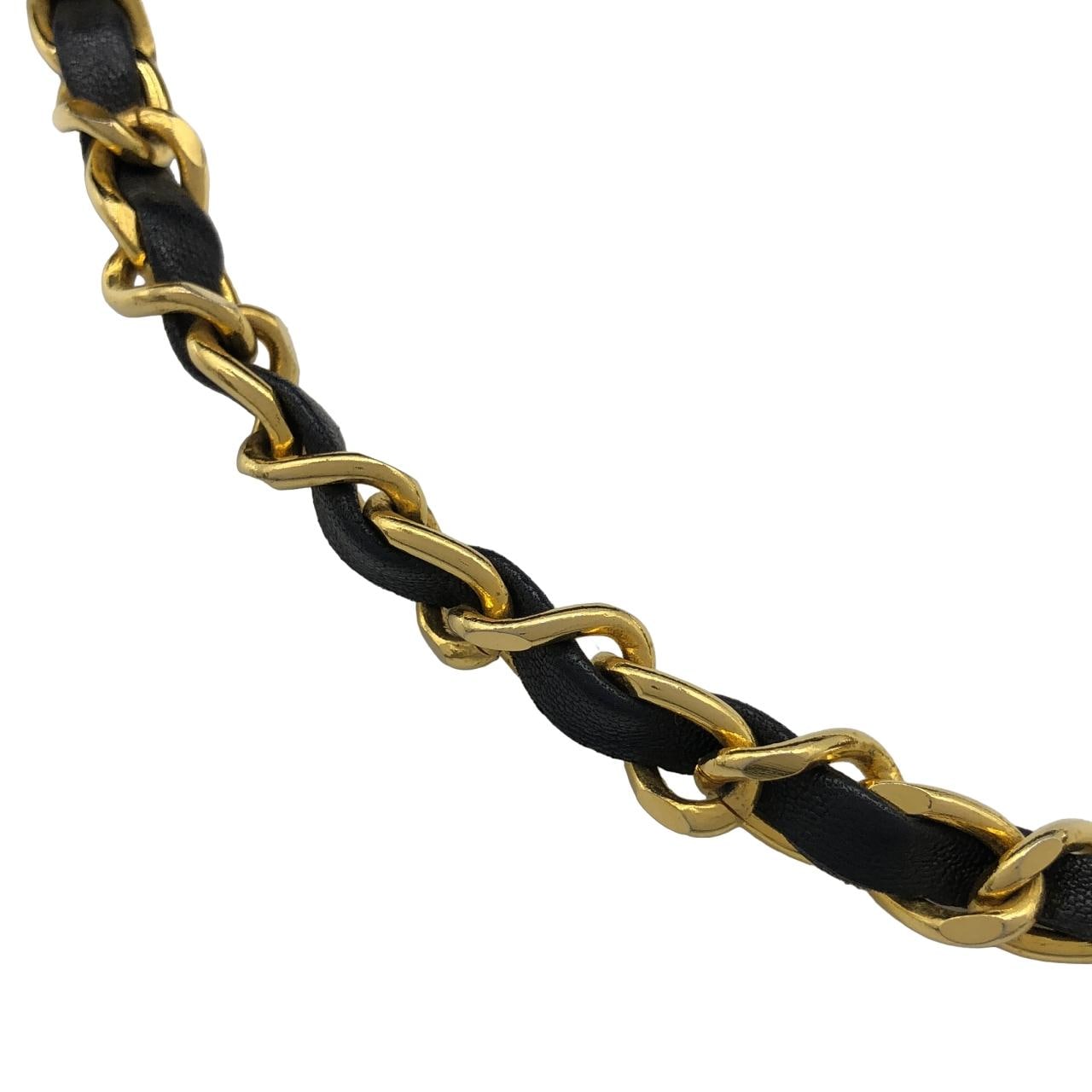 CHANEL Shoulder Bag Canvas Black Canvas - Thumbnail 5