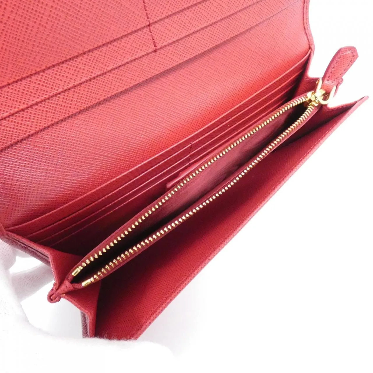 PRADA 1MH132 Wallet Black Rank A - Thumbnail 4