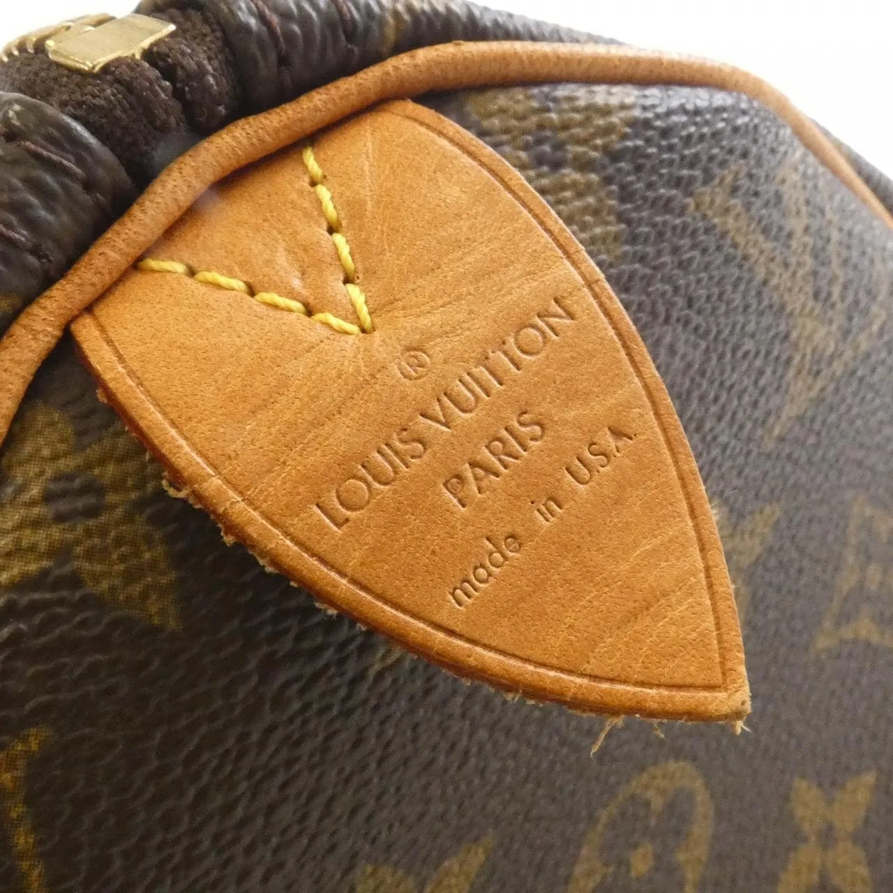 LOUIS VUITTON Speedy M41526 Boston Monogram 黑色 Monogram 中古品A - 縮圖 4