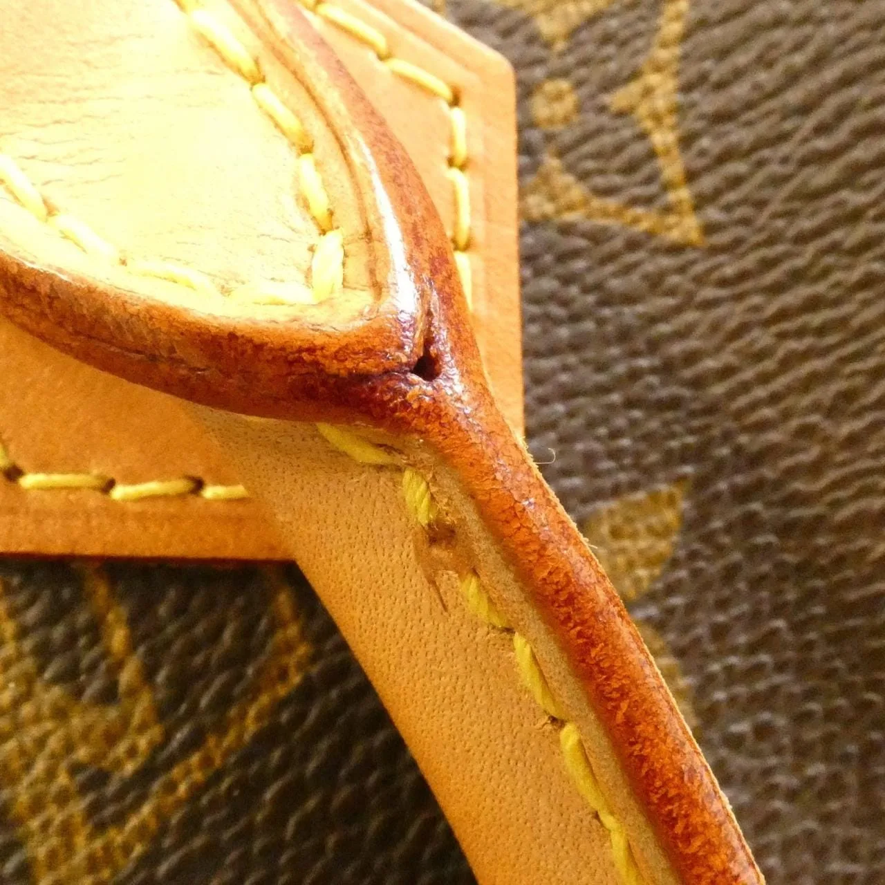 LOUIS VUITTON Speedy M41526 Boston Monogram 黑色 Monogram 中古品A - 縮圖 6