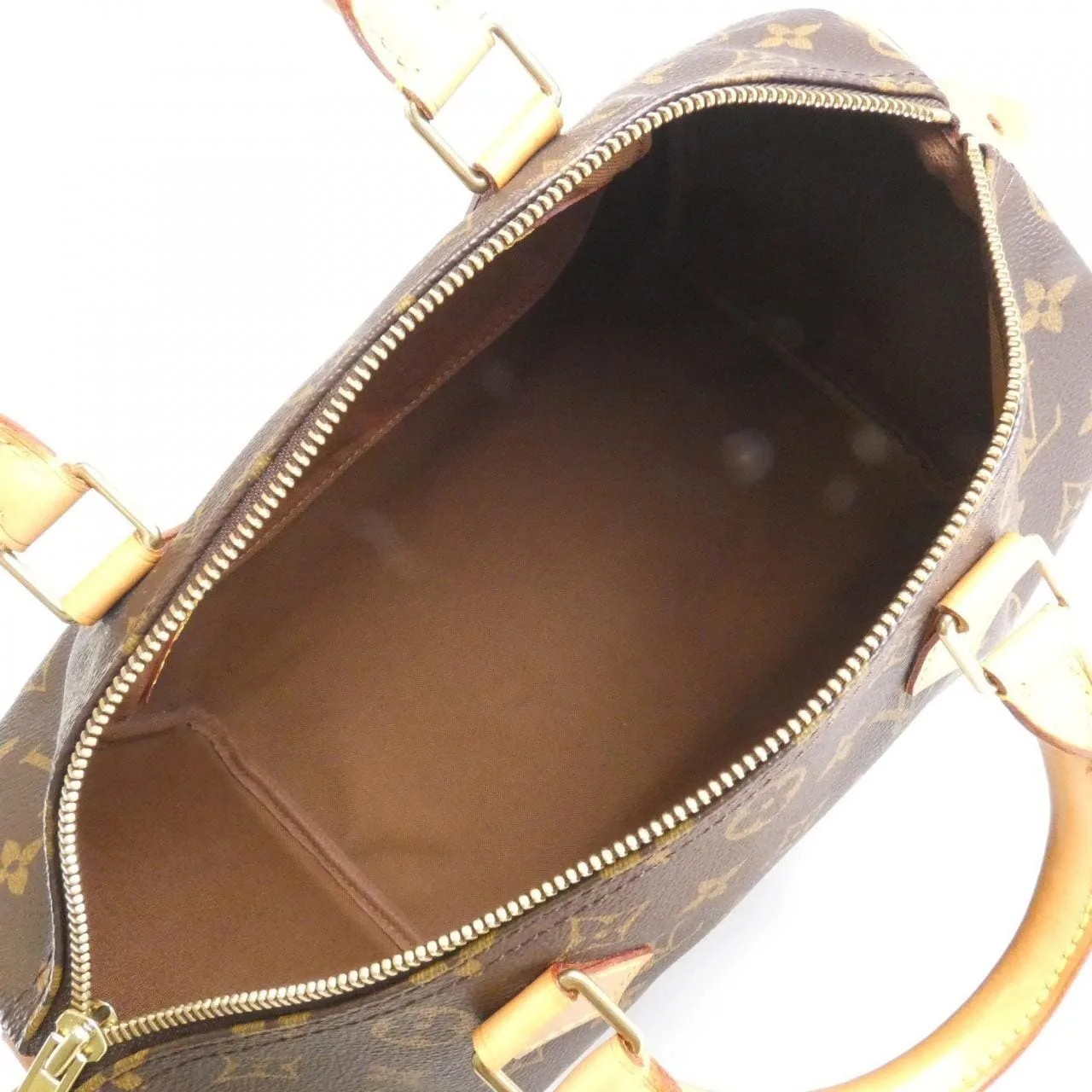 LOUIS VUITTON Speedy M41526 Boston Monogram 黑色 Monogram 中古品A - 縮圖 8