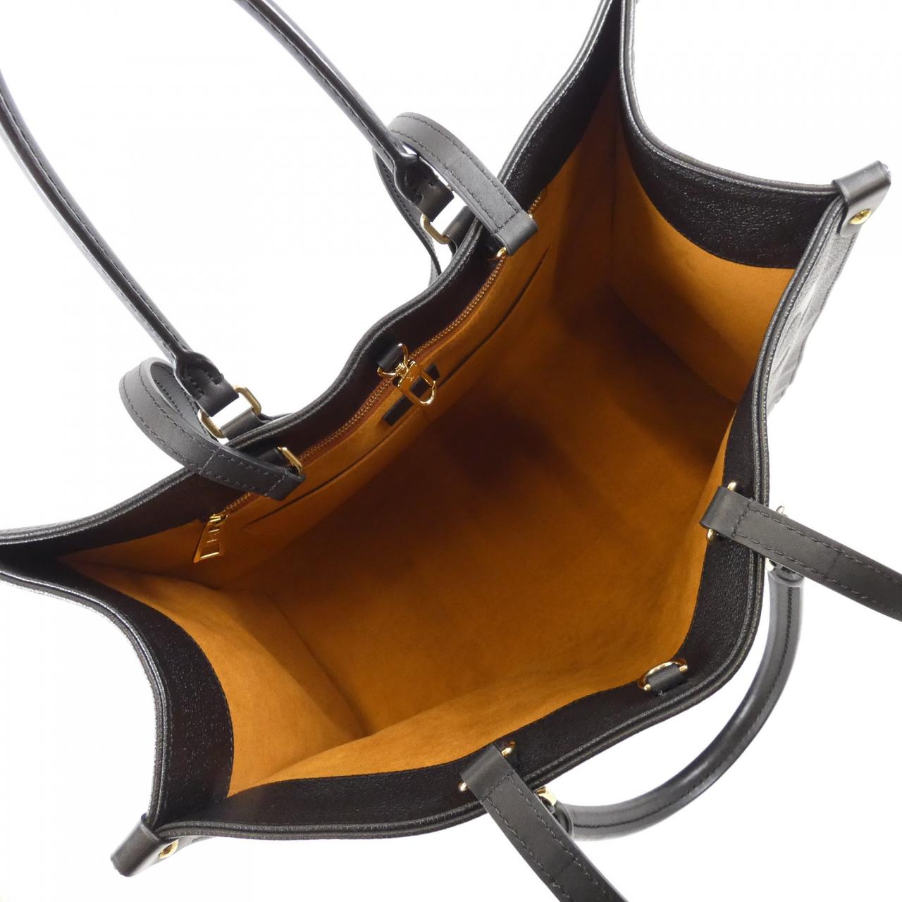 LOUIS VUITTON OnTheGo M44925 Bag Monogram Black Monogram Rank B - Thumbnail 6