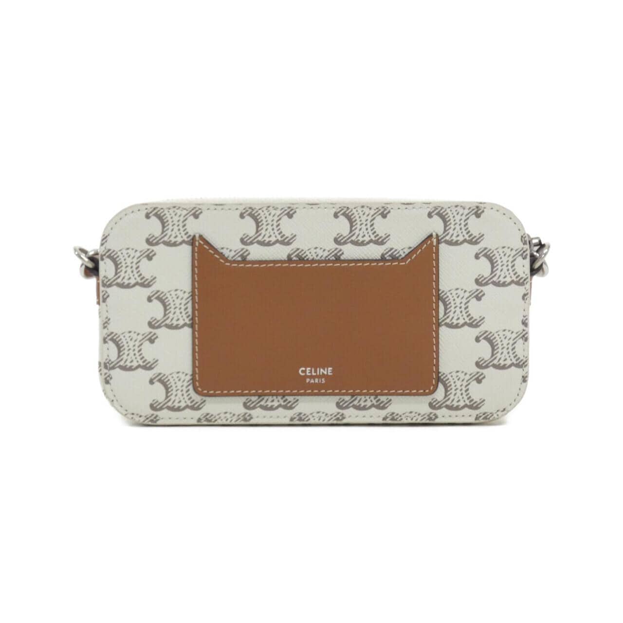 CELINE 10L272DM5 Shoulder Bag Canvas Black Canvas - Thumbnail 2