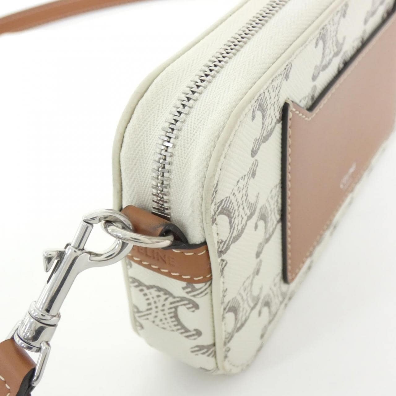 CELINE 10L272DM5 Shoulder Bag Canvas Black Canvas - Thumbnail 5