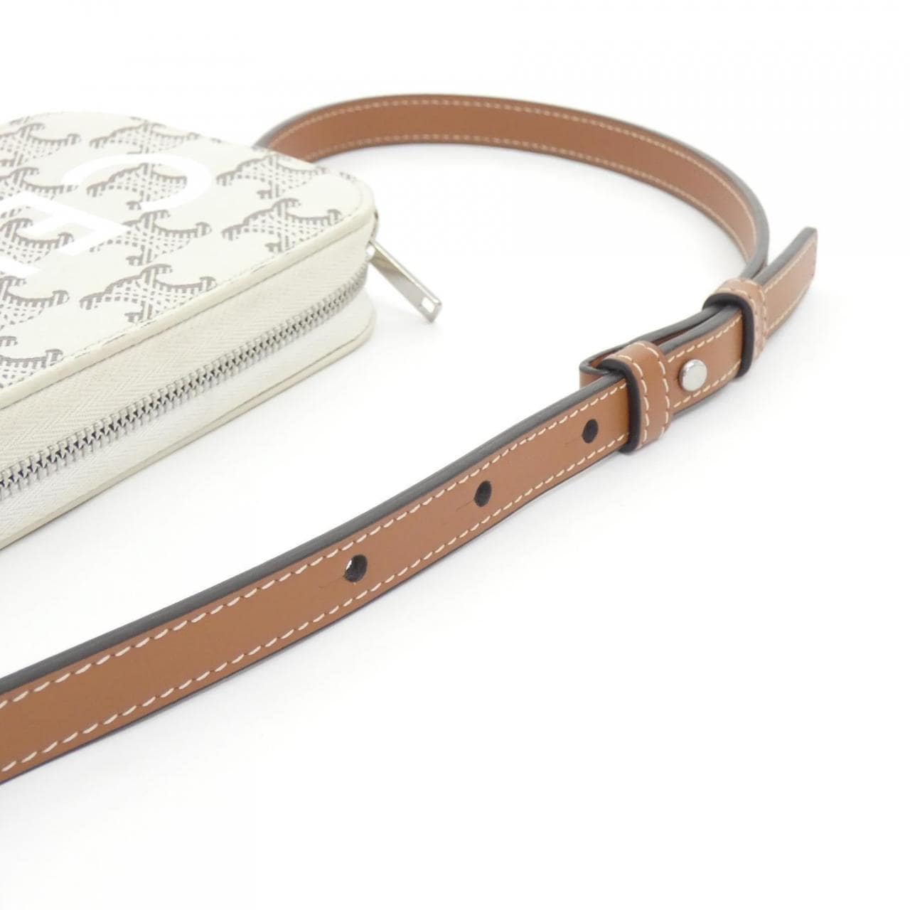 CELINE 10L272DM5 Shoulder Bag Canvas Black Canvas - Thumbnail 7