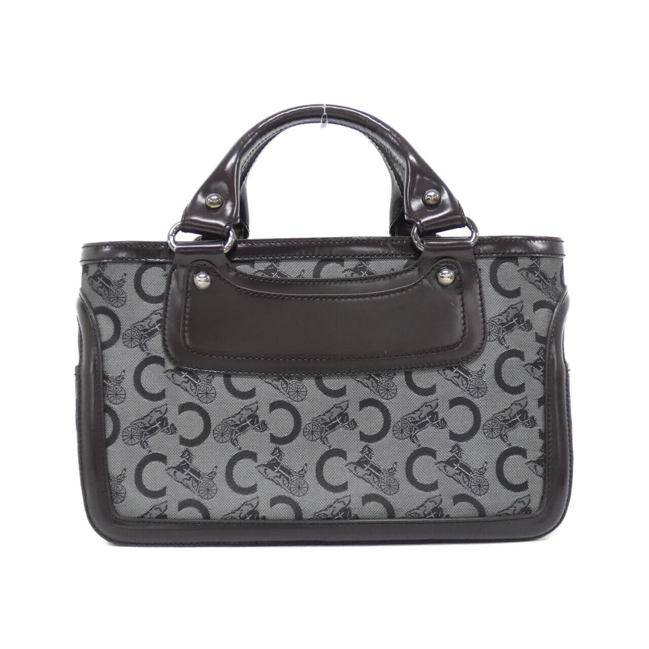 CELINE Boogie Bag Canvas 黑色 帆布 中古品A - 縮圖 2