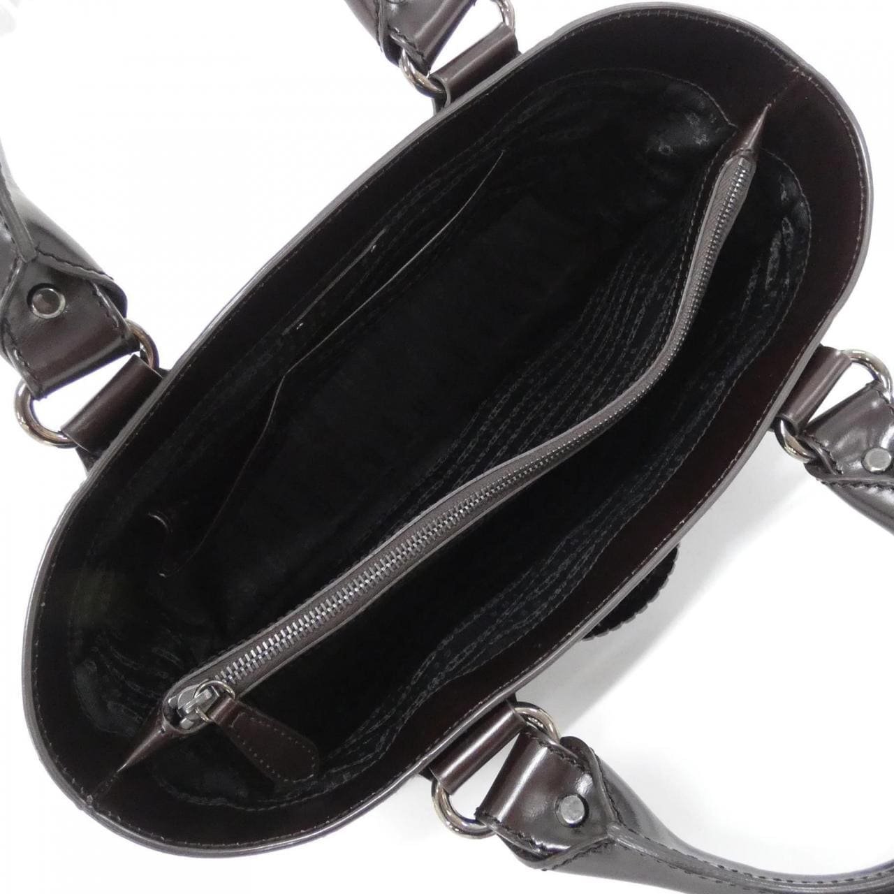 CELINE Boogie Bag Canvas 黑色 帆布 中古品A - 縮圖 7