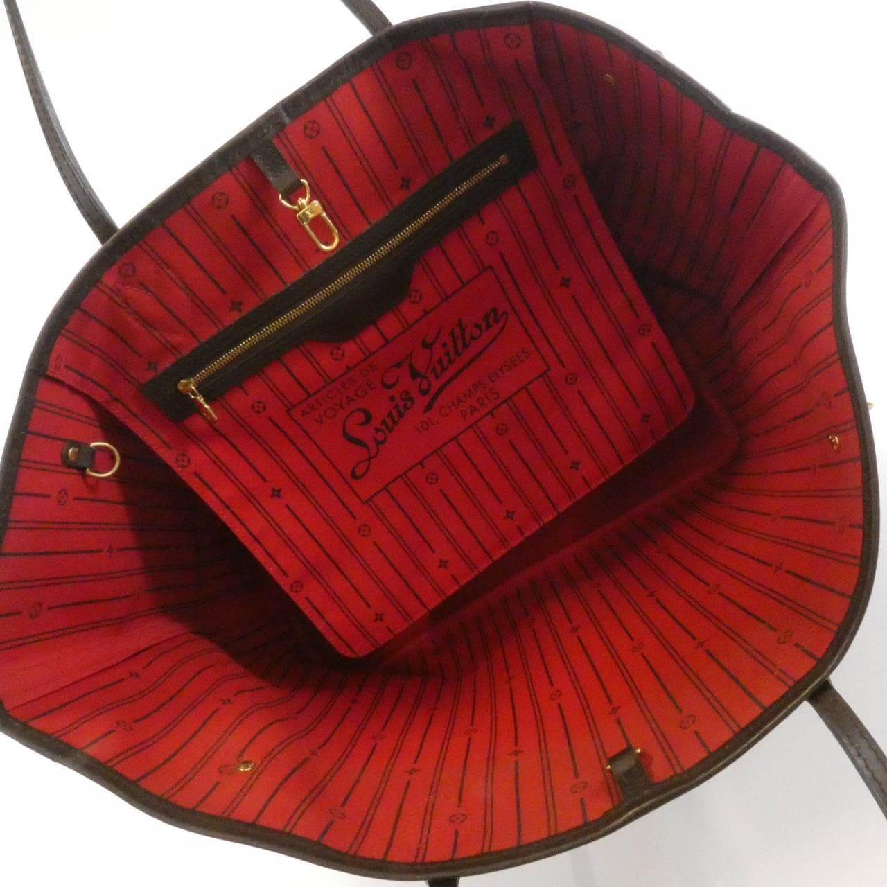 LOUIS VUITTON Neverfull N51106 Bag Damier Black Damier - Thumbnail 8