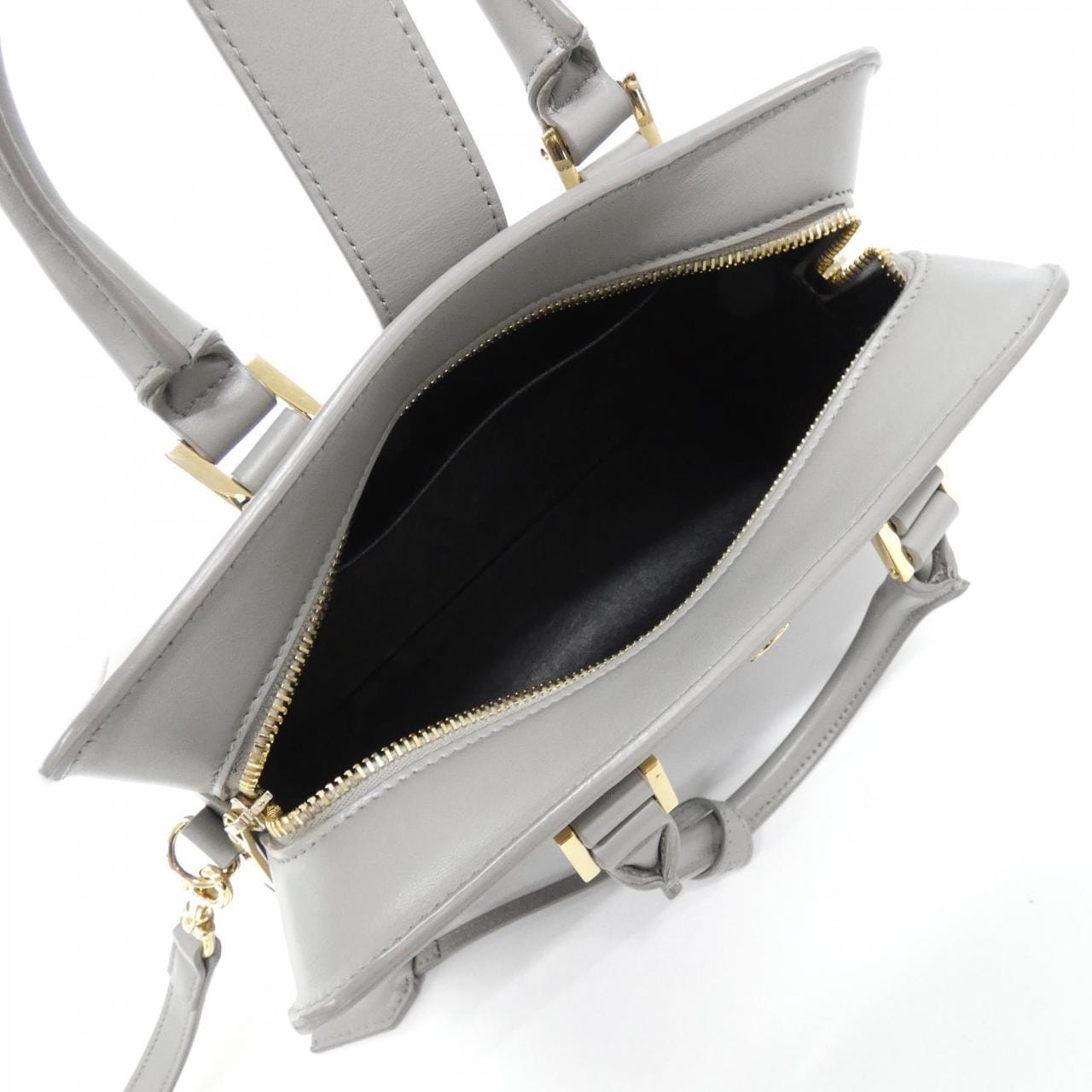 SAINT LAURENT Cabas 568853 DV70O Bag Monogram Black Monogram Rank A - Thumbnail 6