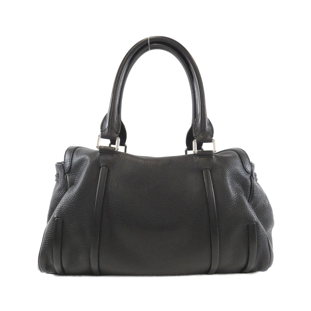 CELINE Shoulder Bag Leather 黑色 皮革 中古品A - 縮圖 2