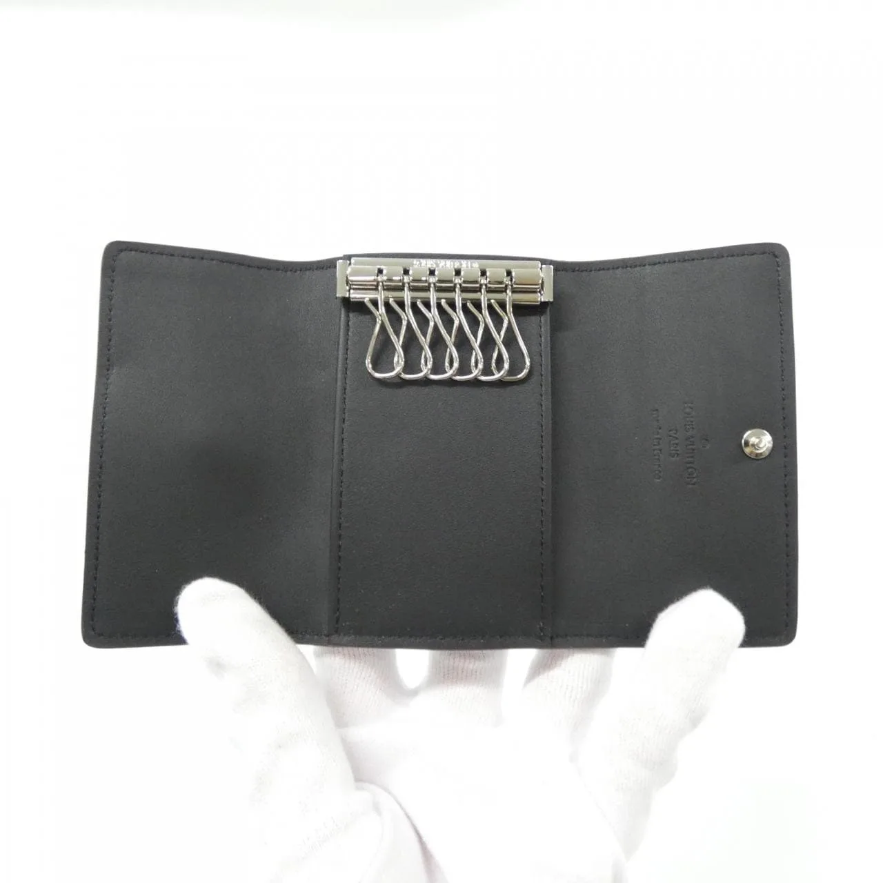 LOUIS VUITTON M82604 Key Case Monogram Black Monogram Rank A - Thumbnail 3