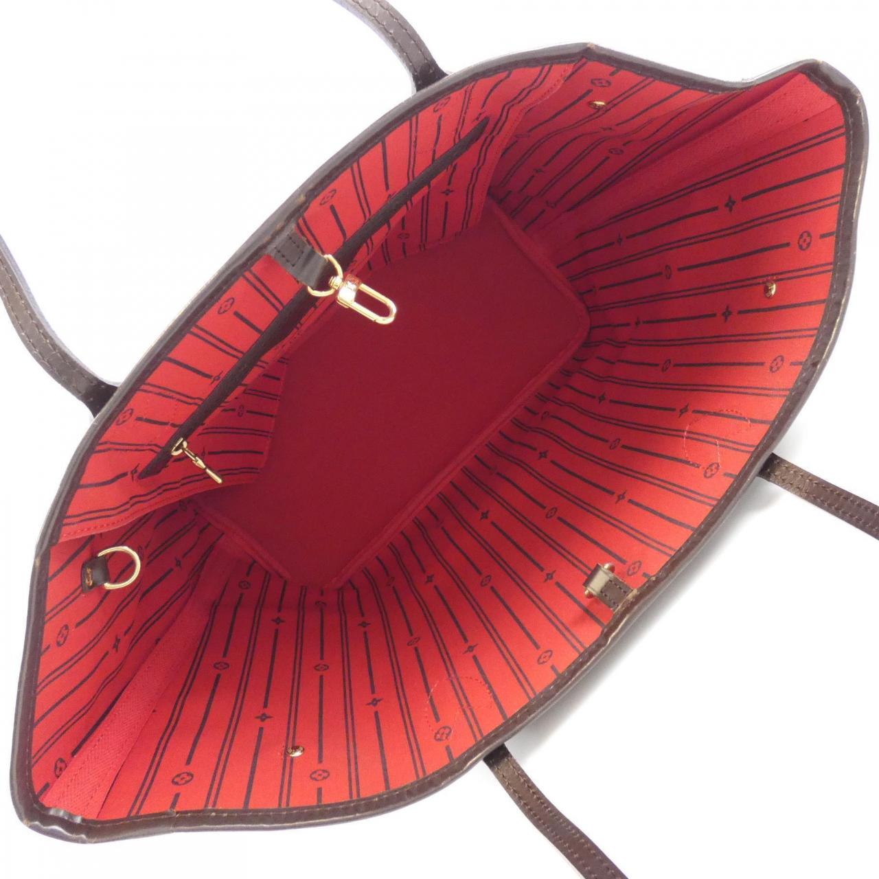 LOUIS VUITTON Neverfull N41358 Bag Damier Black Damier - Thumbnail 7