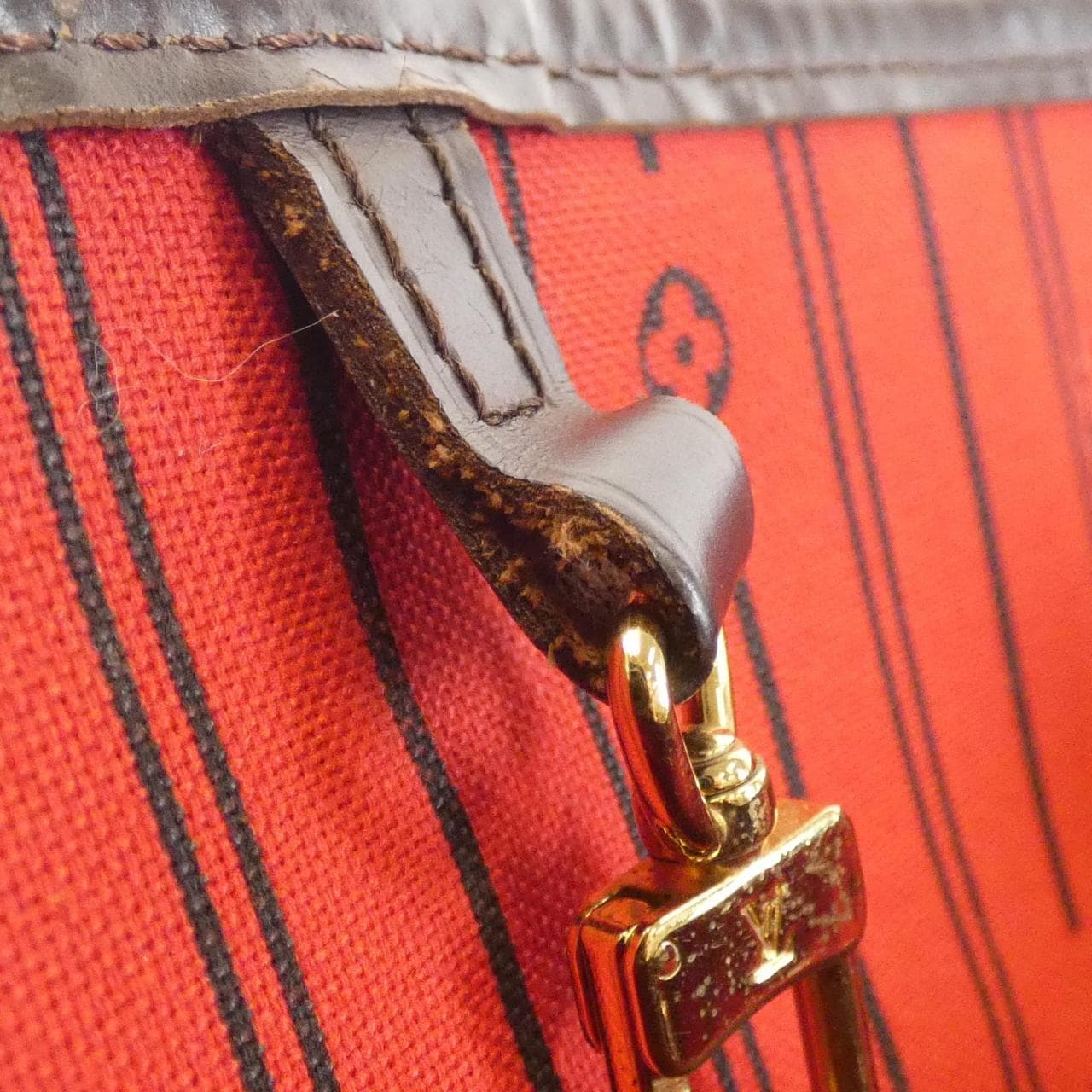 LOUIS VUITTON Neverfull N41358 Bag Damier Black Damier - Thumbnail 8