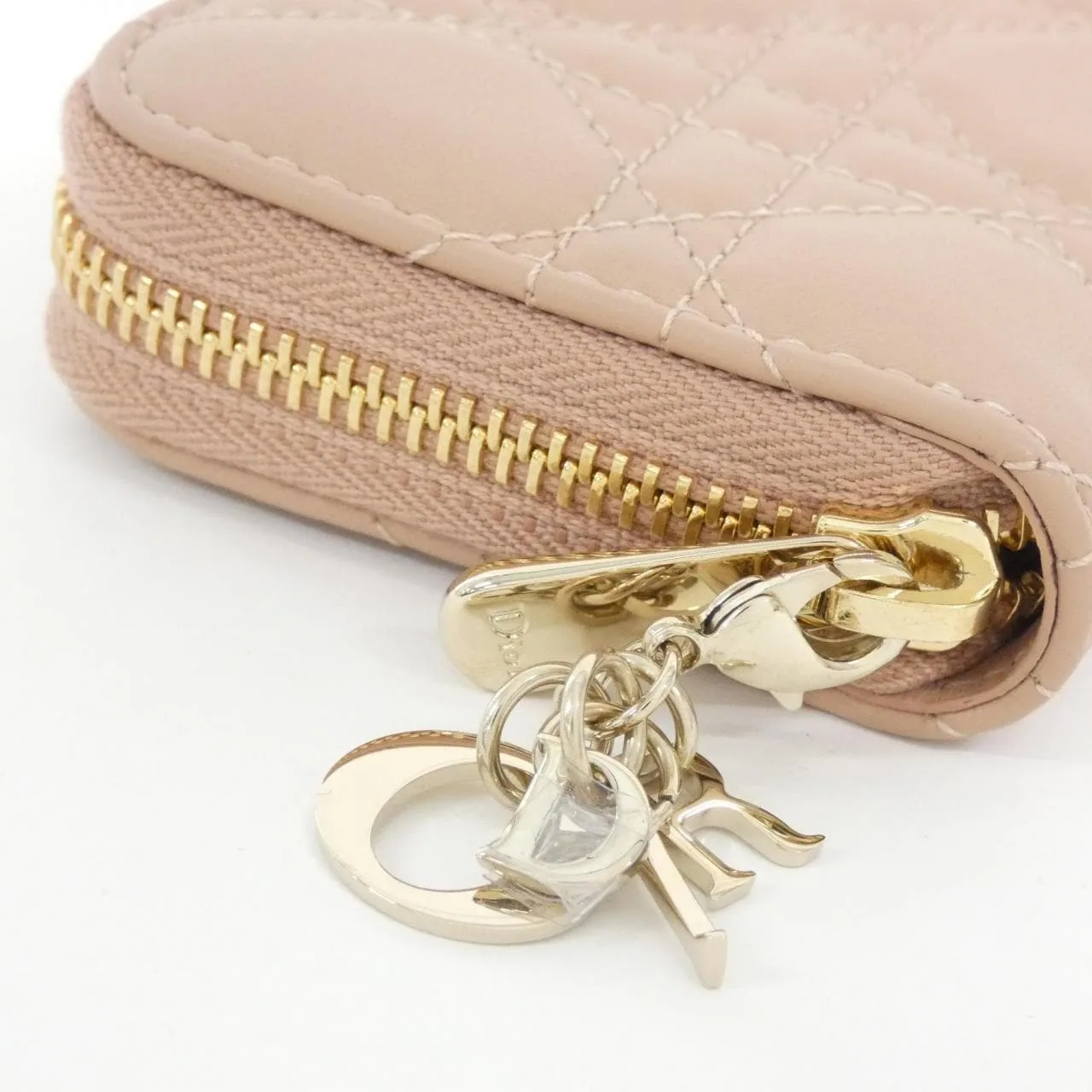 DIOR Lady Dior S0985ONMJ Coin Case Lambskin Black Lambskin Rank A - Thumbnail 3