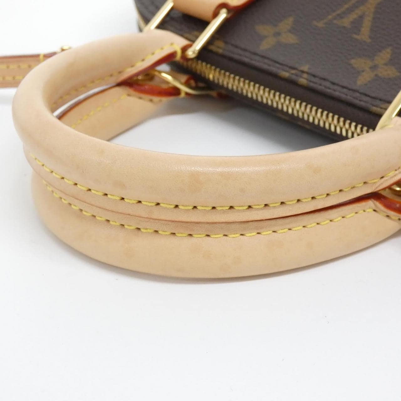 LOUIS VUITTON Alma M53152 Bag Monogram 黑色 Monogram 中古品A - 縮圖 6