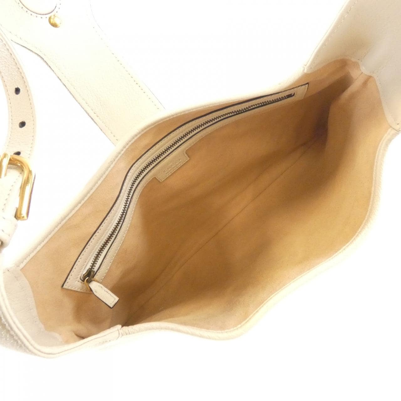 GUCCI 726274 AABE9 Shoulder Bag Leather Grey Leather - Thumbnail 7