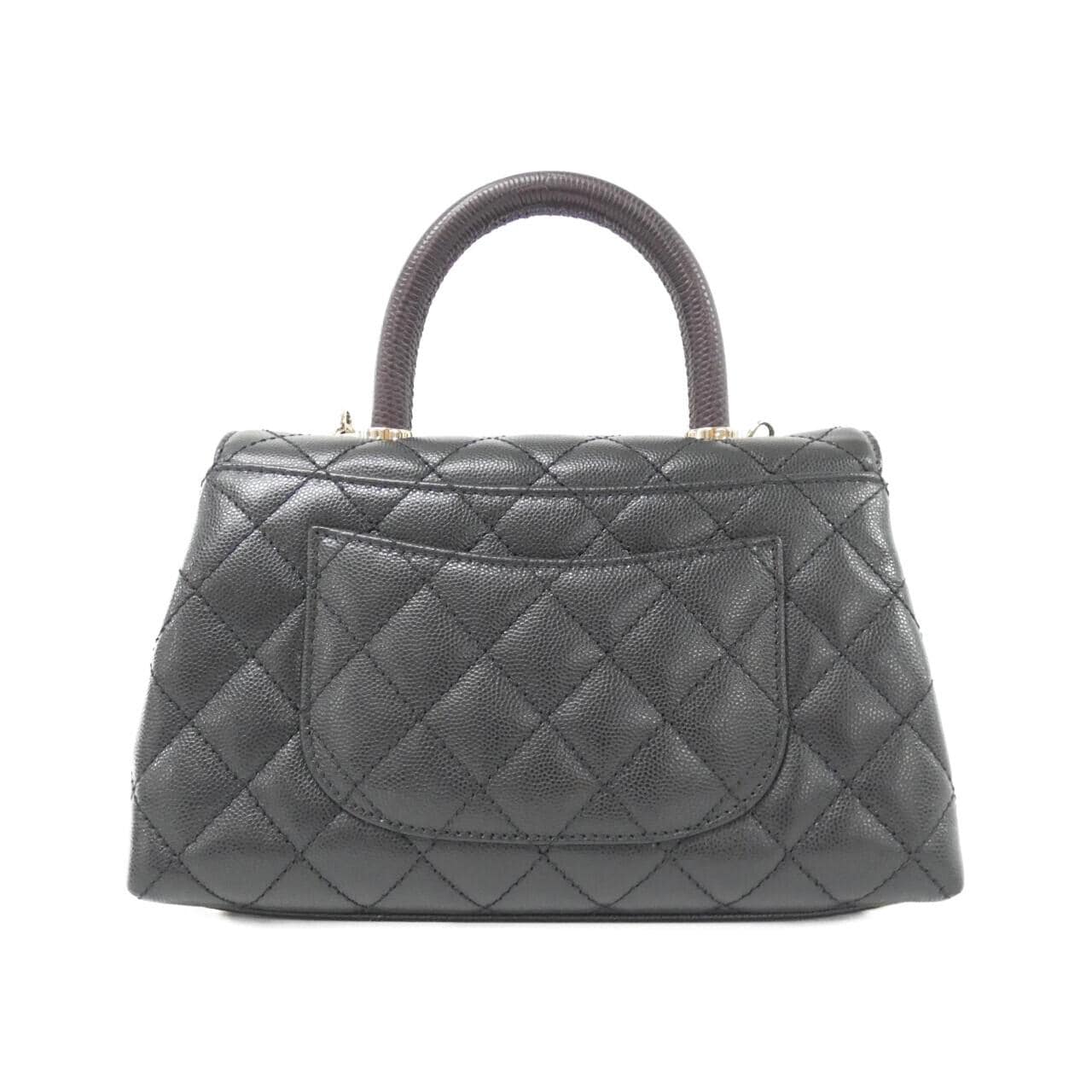 CHANEL Matelasse 92990 Bag Grained Calfskin Black Grained Calfskin - Thumbnail 2